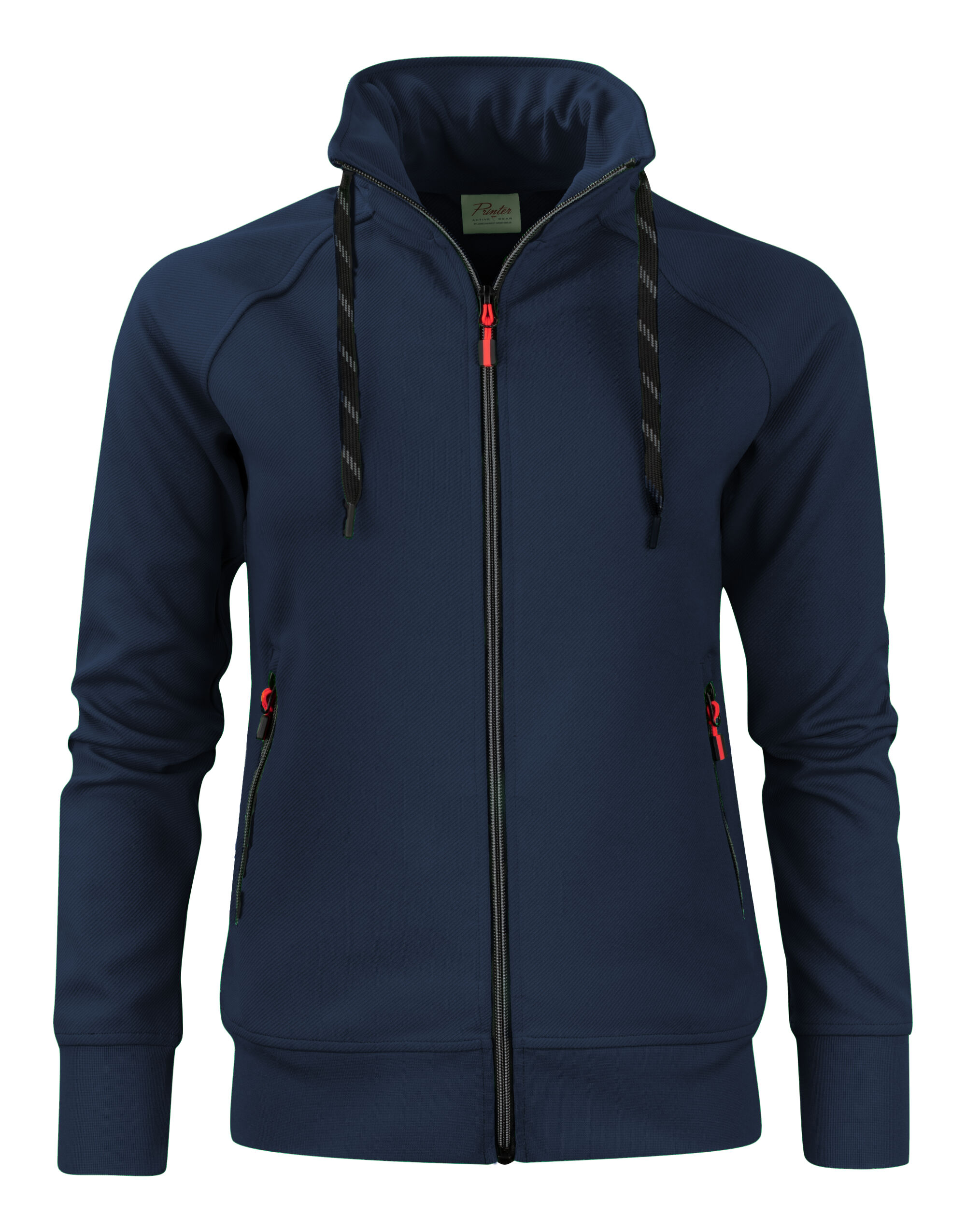 PE2262064 Navy Ladies Jog Full Zip Sweatshirt