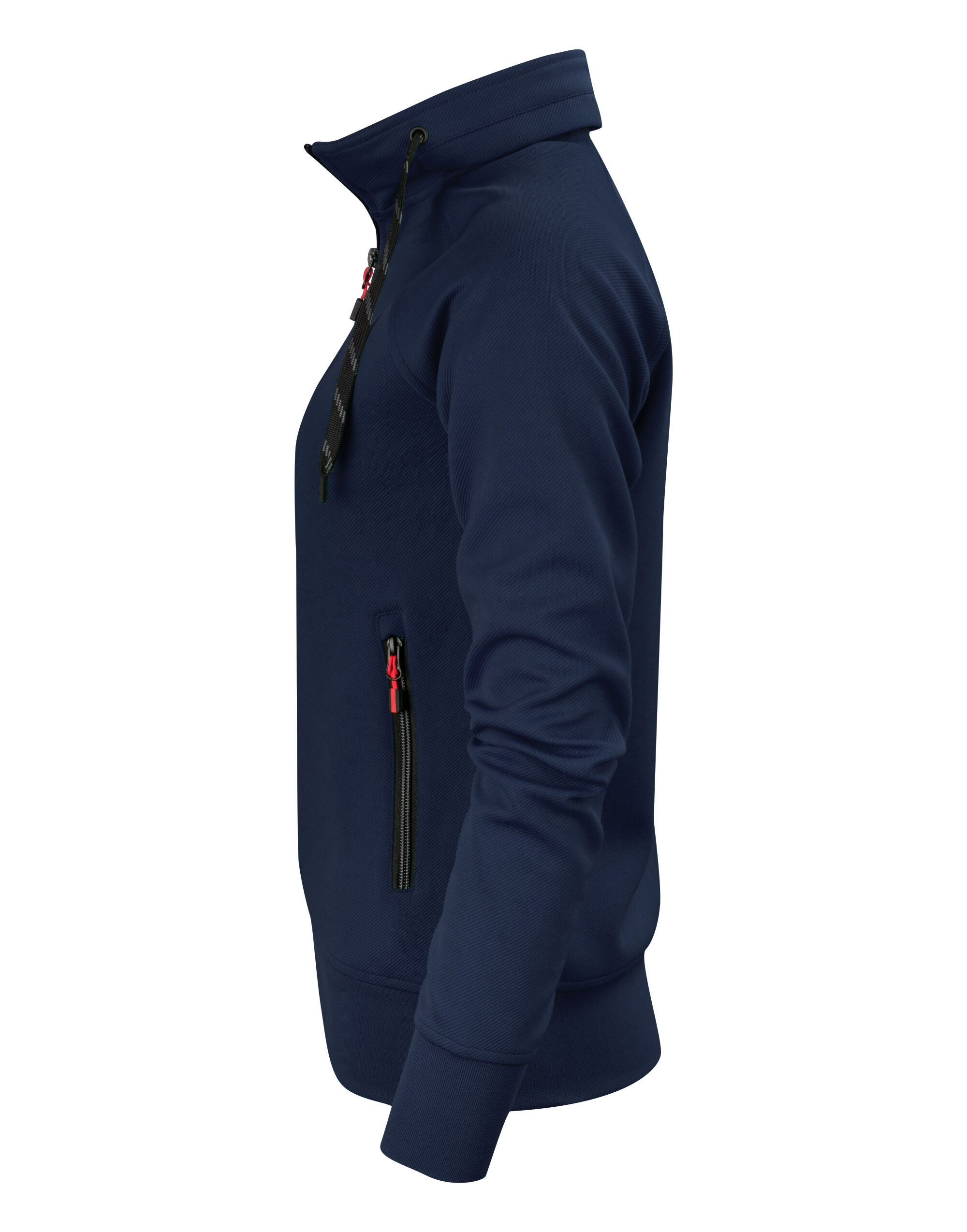 PE2262064 Ladies Jog Full Zip Sweatshirt Navy
