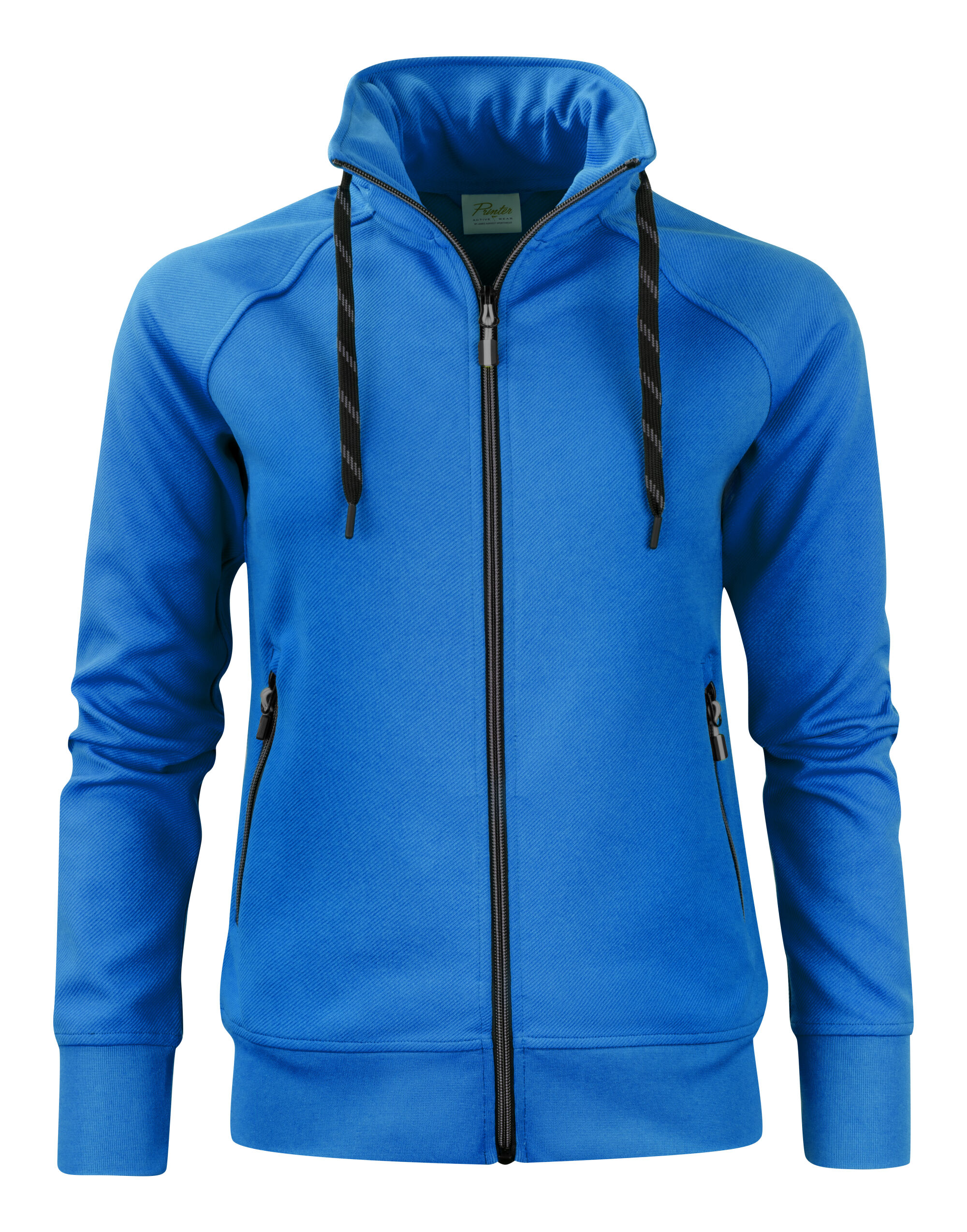 PE2262064 Ocean Blue Ladies Jog Full Zip Sweatshirt PE2262064 Ocean Blue Ladies Jog Full Zip Sweatshirt
