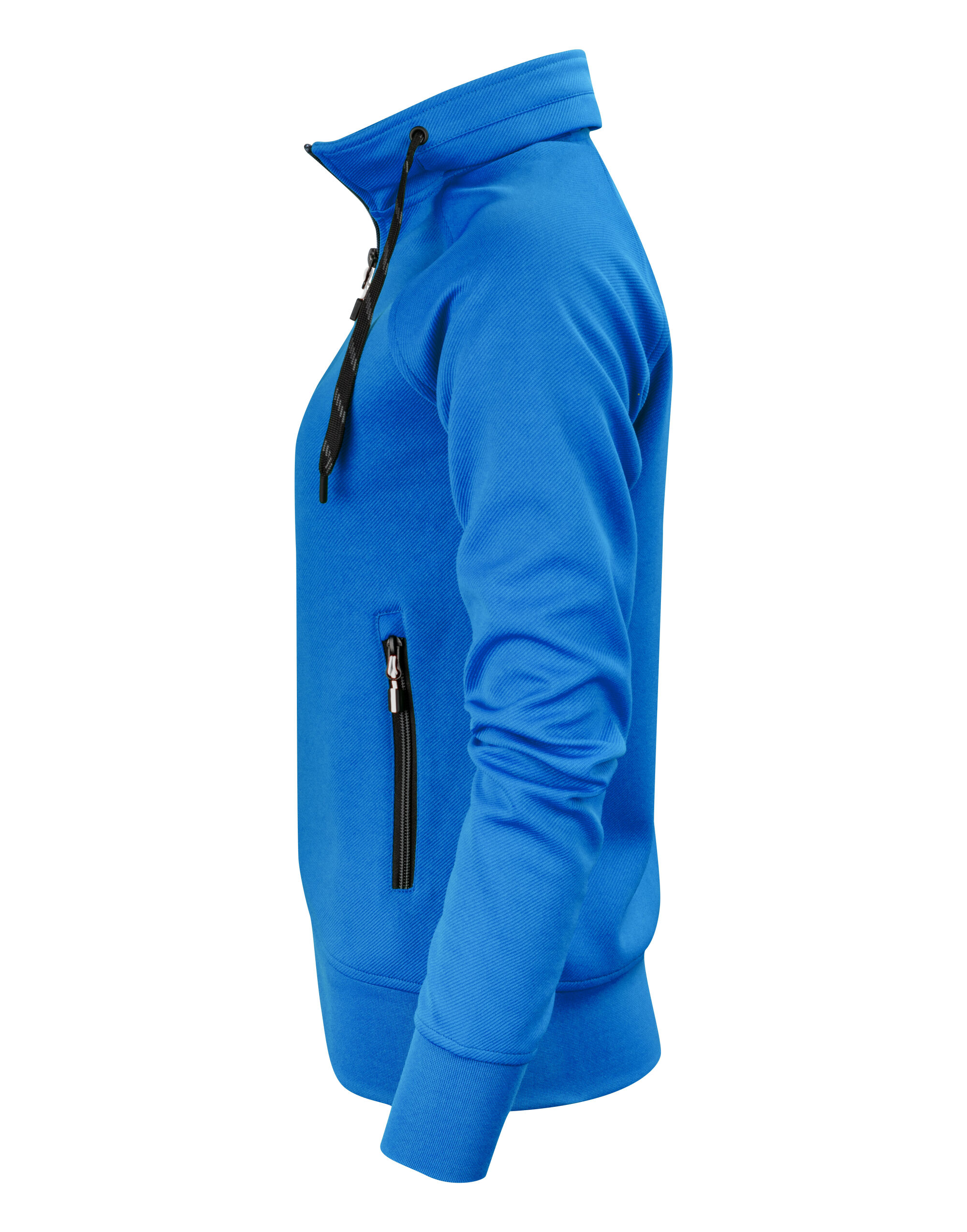 PE2262064 Ocean Blue Ladies Jog Full Zip Sweatshirt