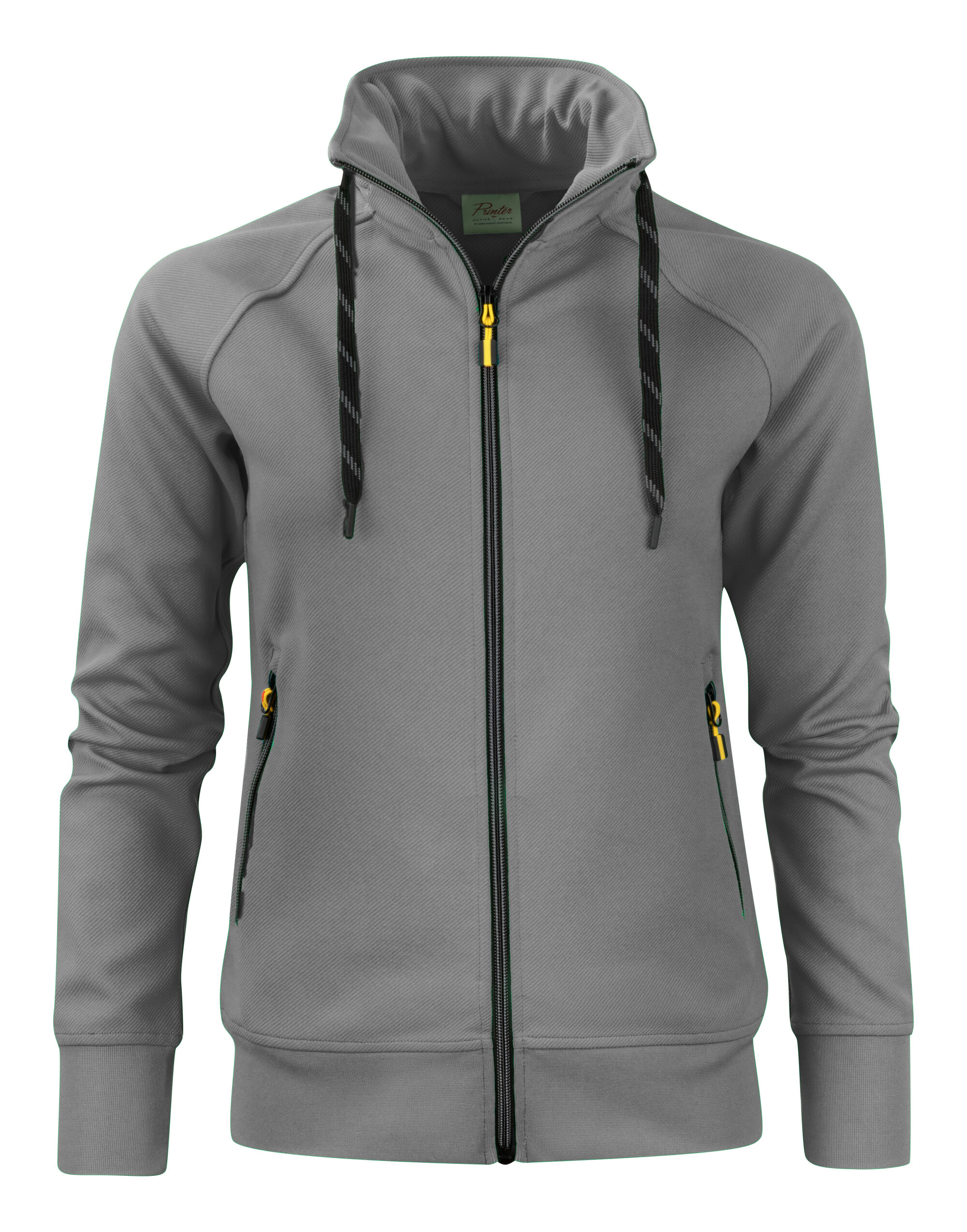 PE2262064 Ladies Jog Full Zip Sweatshirt Steel Grey