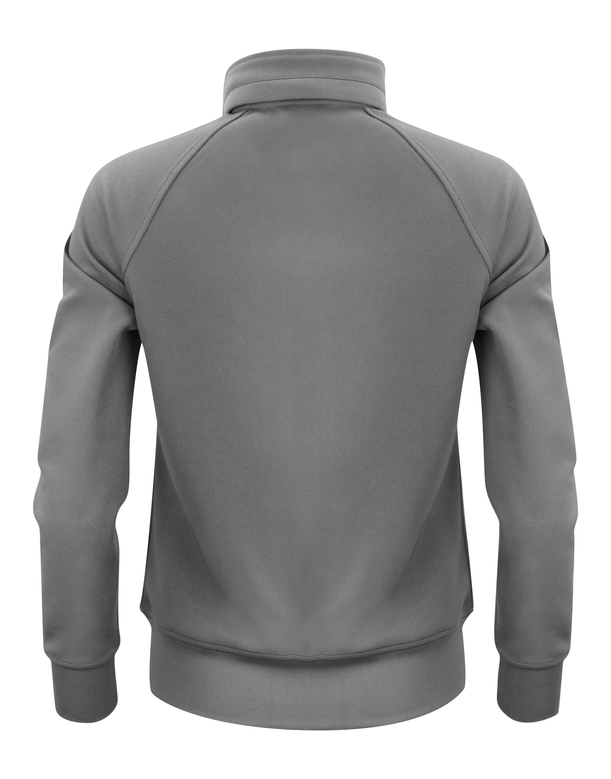 PE2262064 Steel Grey Ladies Jog Full Zip Sweatshirt