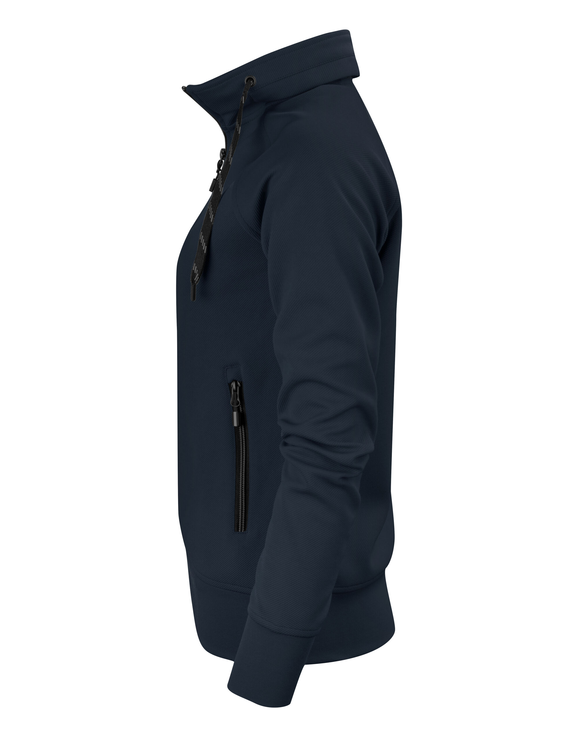 PE2262064 Ladies Jog Full Zip Sweatshirt Dark Navy