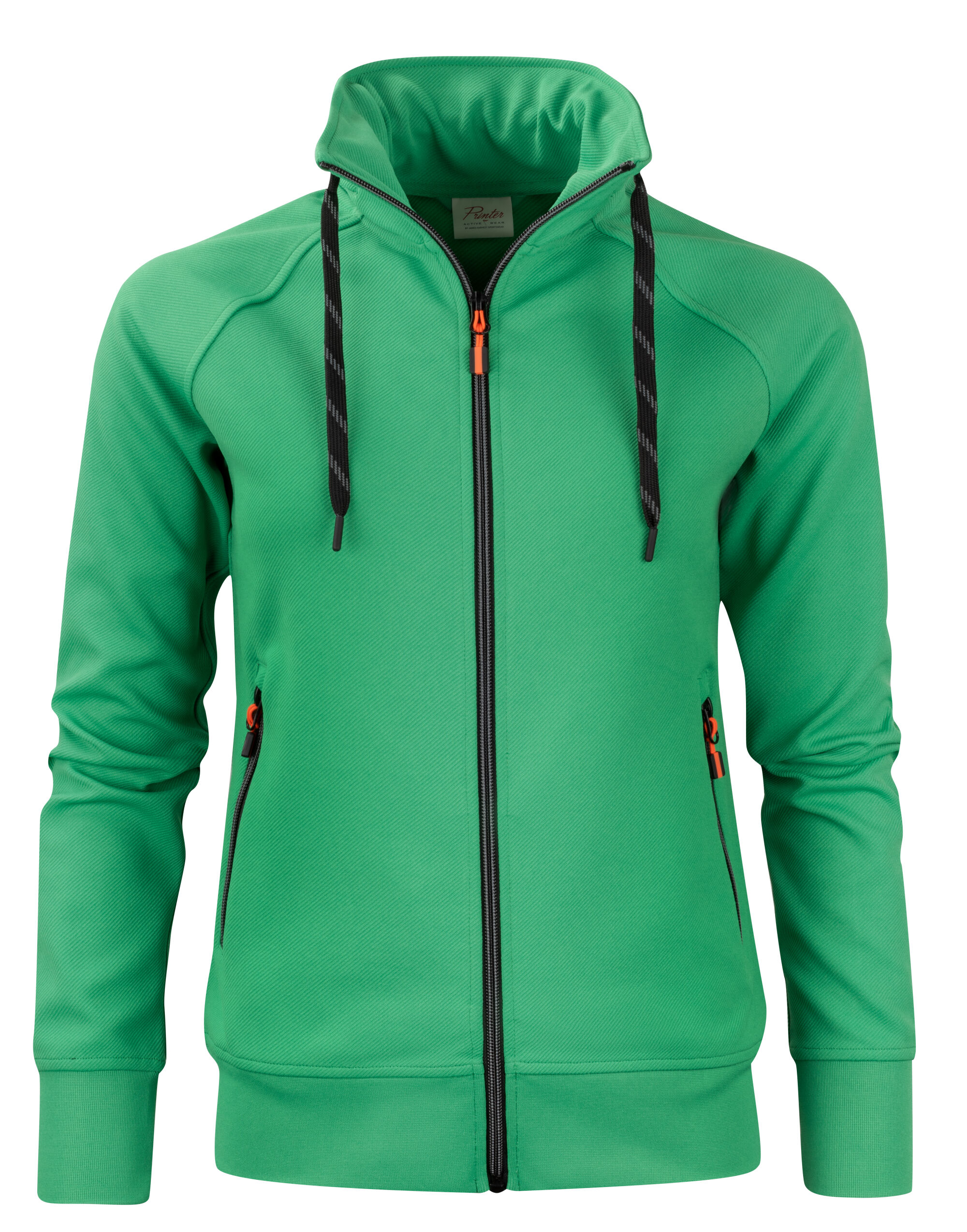 PE2262064 Fresh Green Ladies Jog Full Zip Sweatshirt