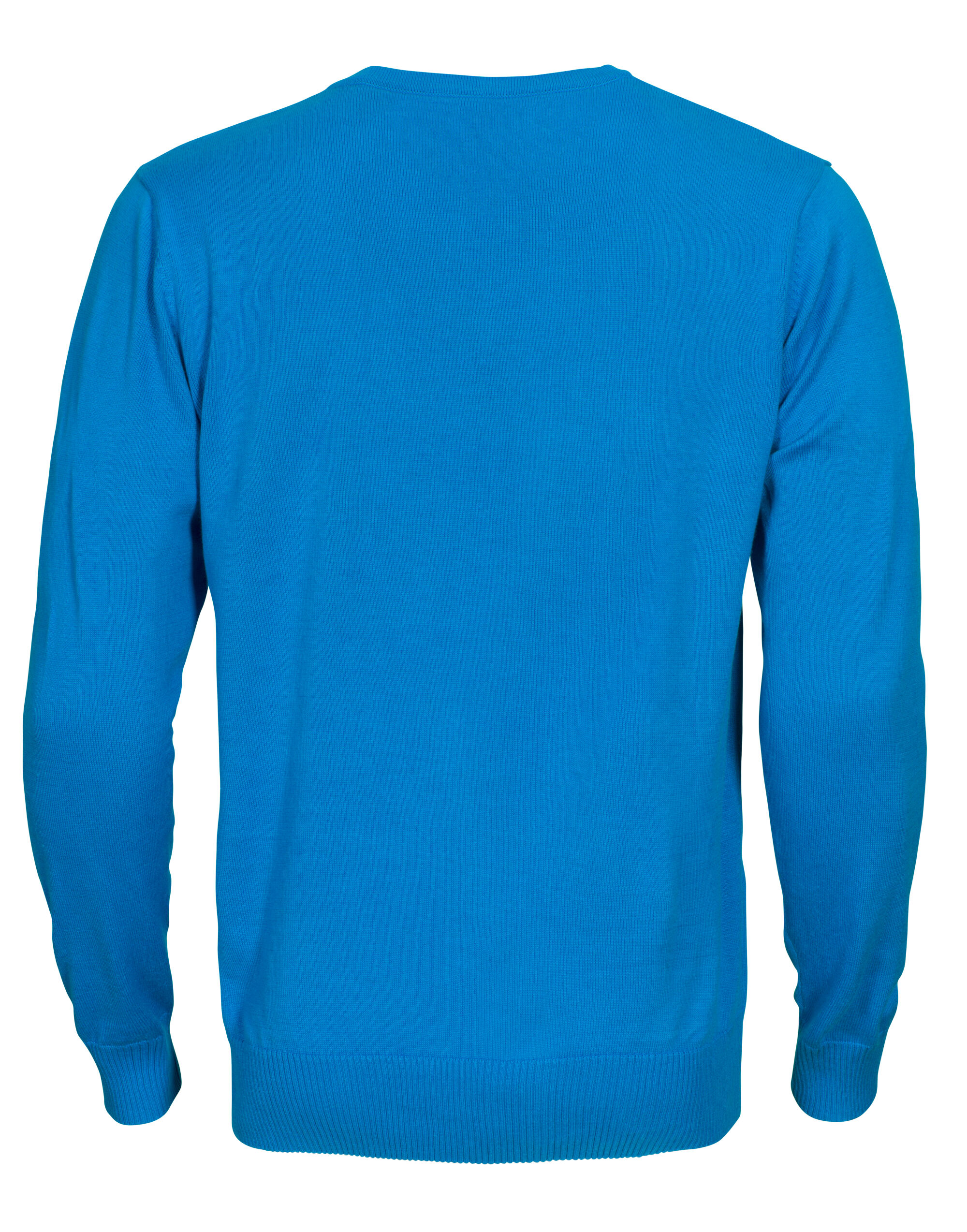 PE2262501 Forehand Knitted V Neck Sweater Ocean Blue