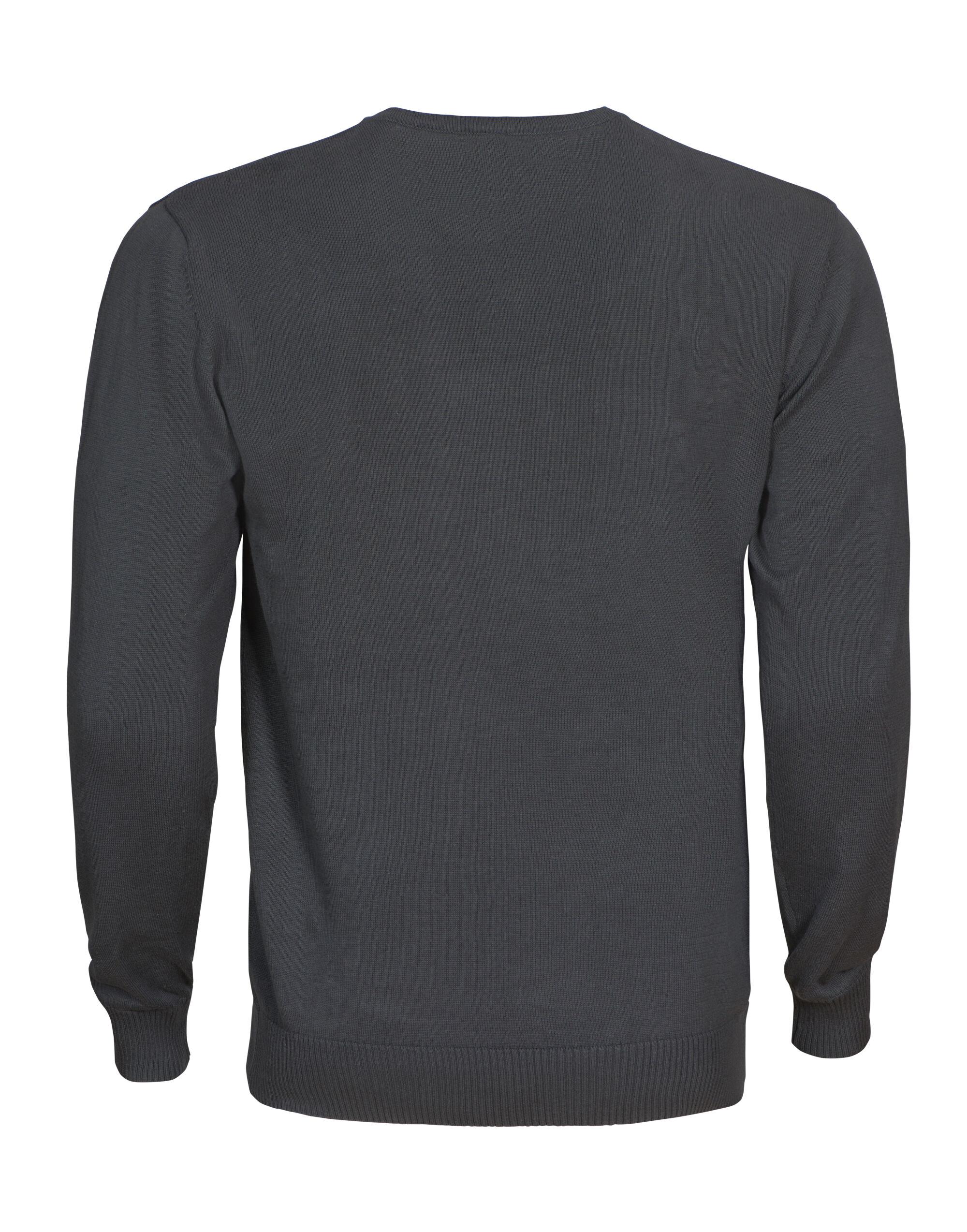 PE2262501 Steel Grey Forehand Knitted V Neck Sweater