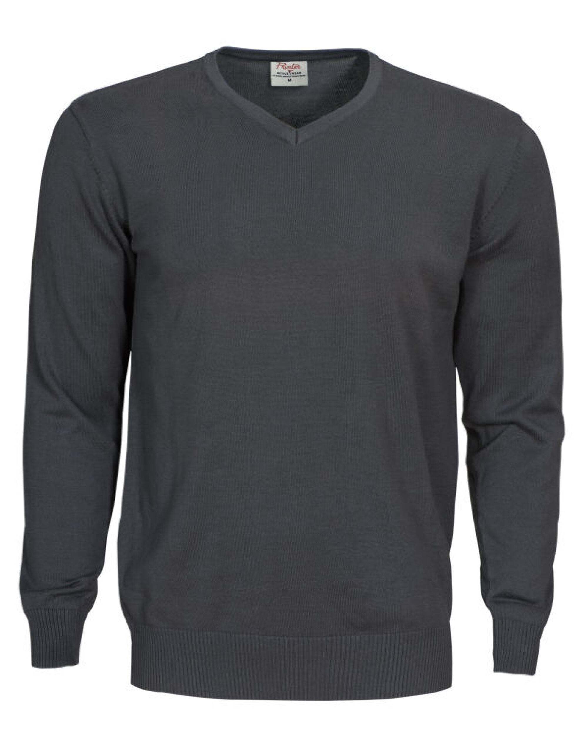 PE2262501 Forehand Knitted V Neck Sweater Steel Grey