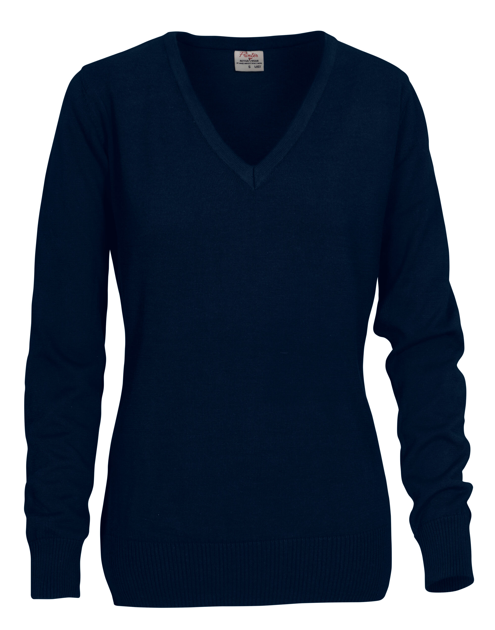 PE2262502 Ladies Forehand Knitted V Neck Navy PE2262502 Ladies Forehand Knitted V Neck Navy