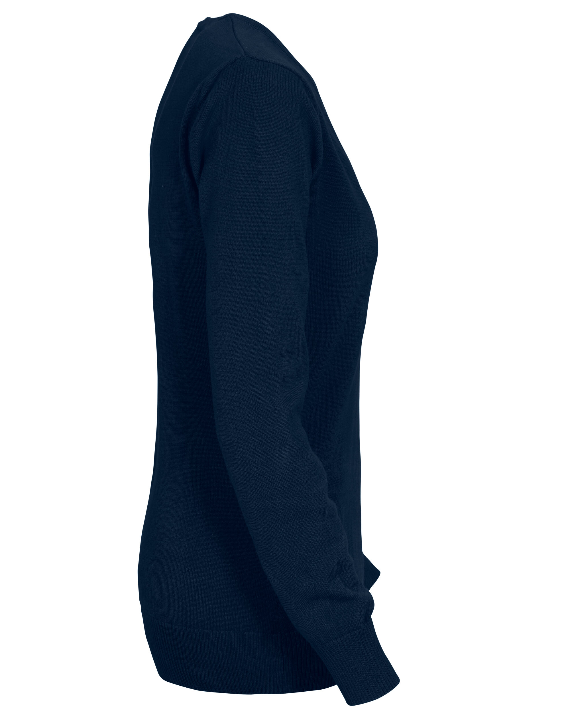PE2262502 Ladies Forehand Knitted V Neck Navy