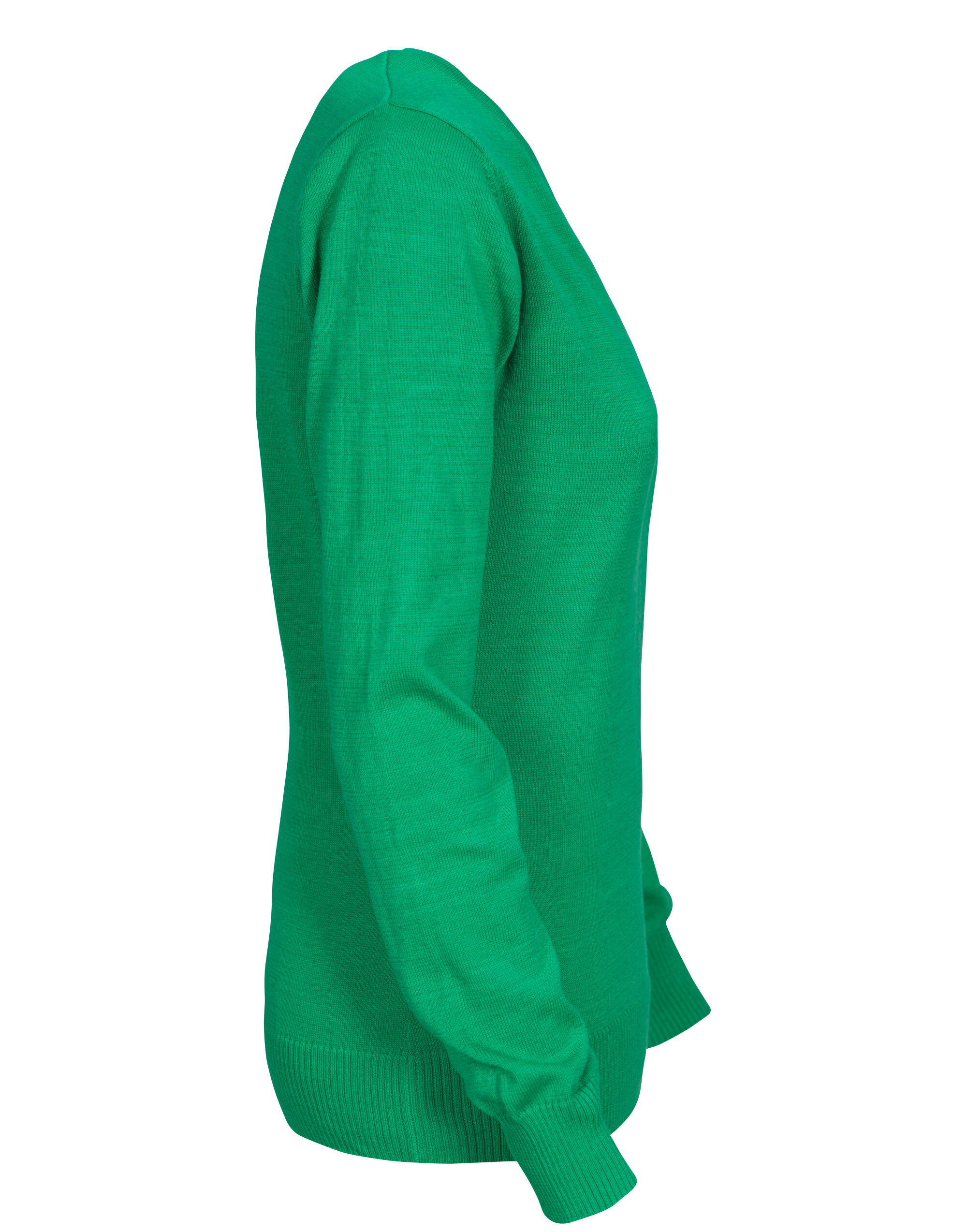 PE2262502 Ladies Forehand Knitted V Neck Fresh Green