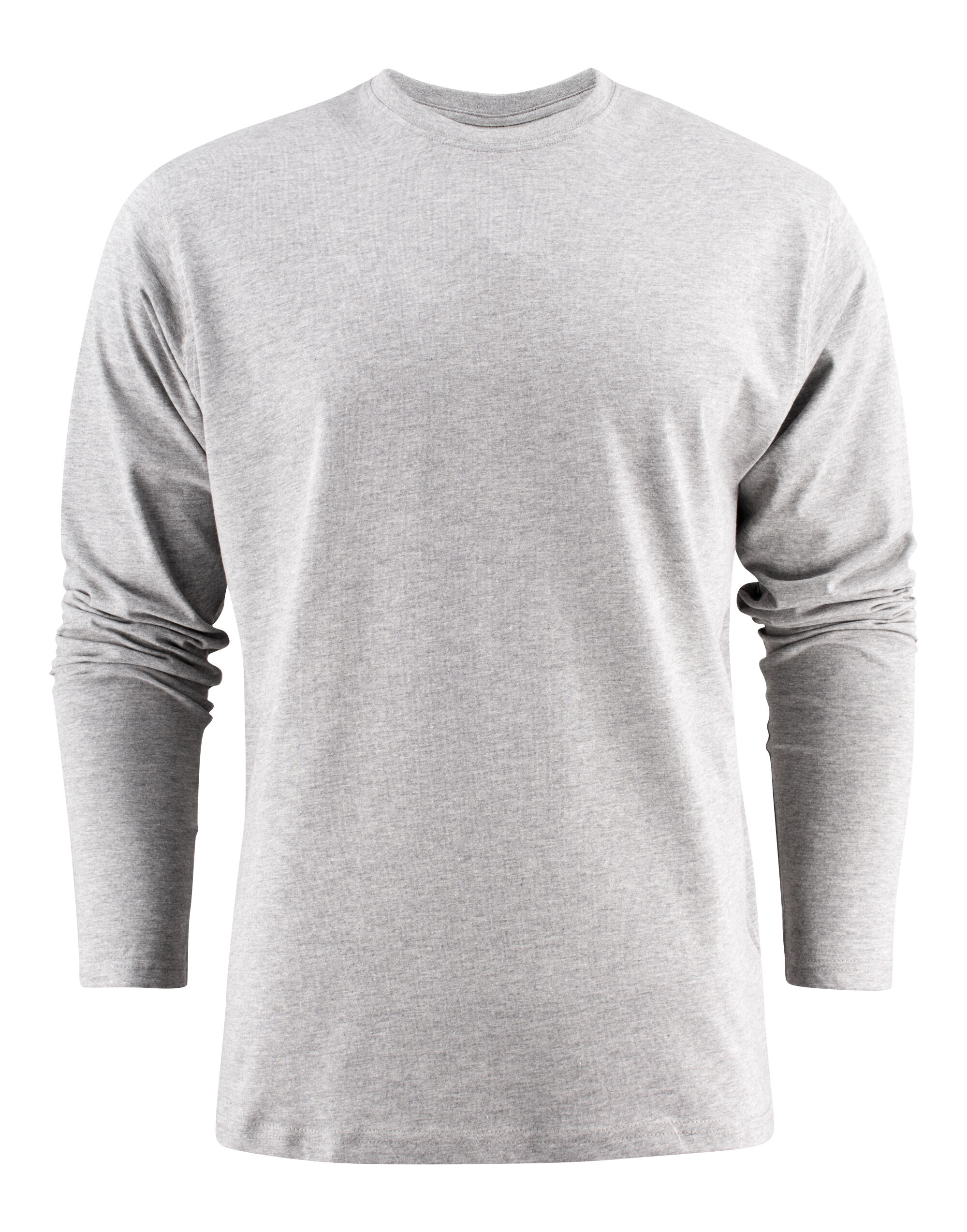 PE2264016 Grey Melange Heavy Long Sleeve T-Shirt PE2264016 Grey Melange Heavy Long Sleeve T-Shirt