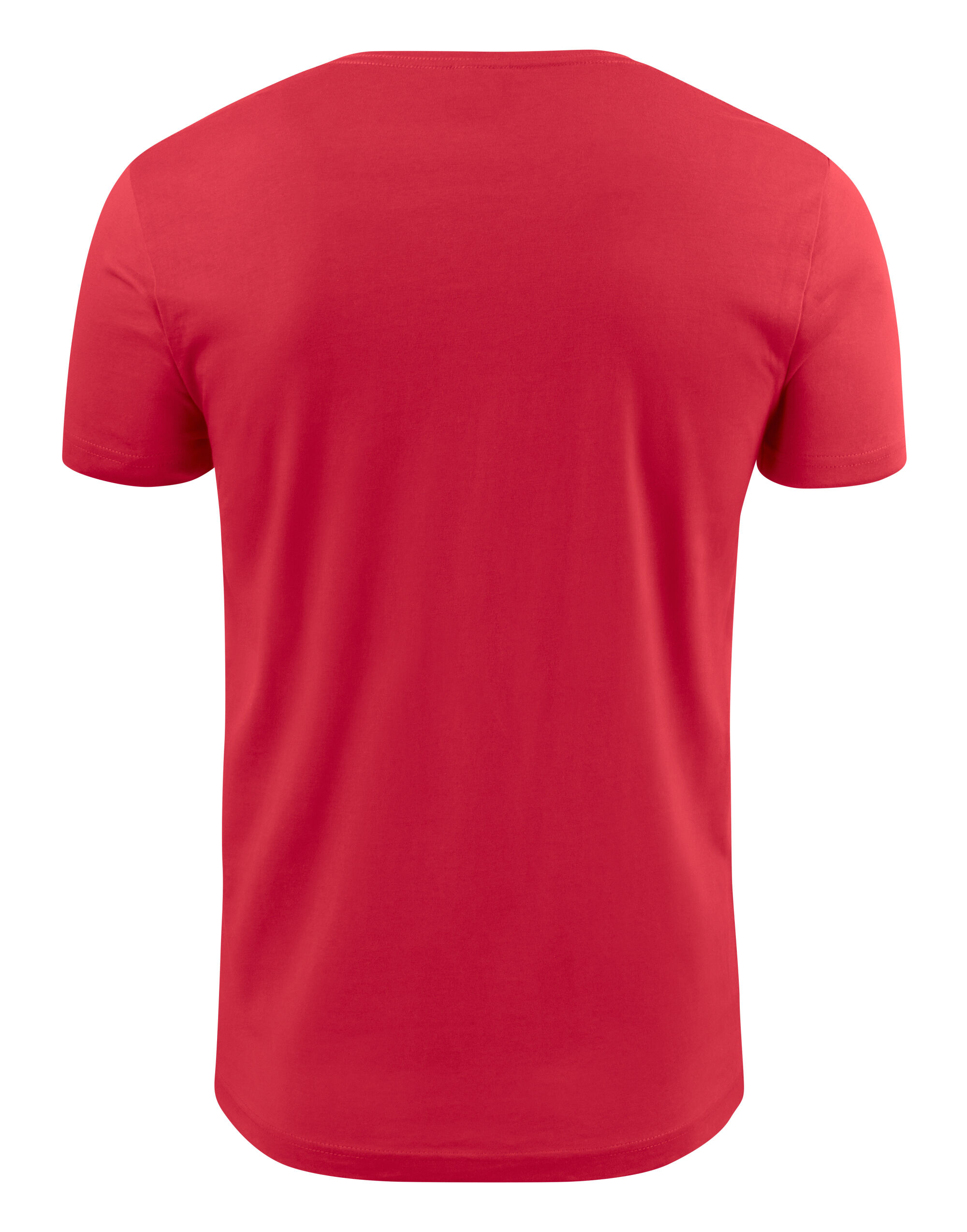 PE2264024 Red Heavy V-Neck T-Shirt
