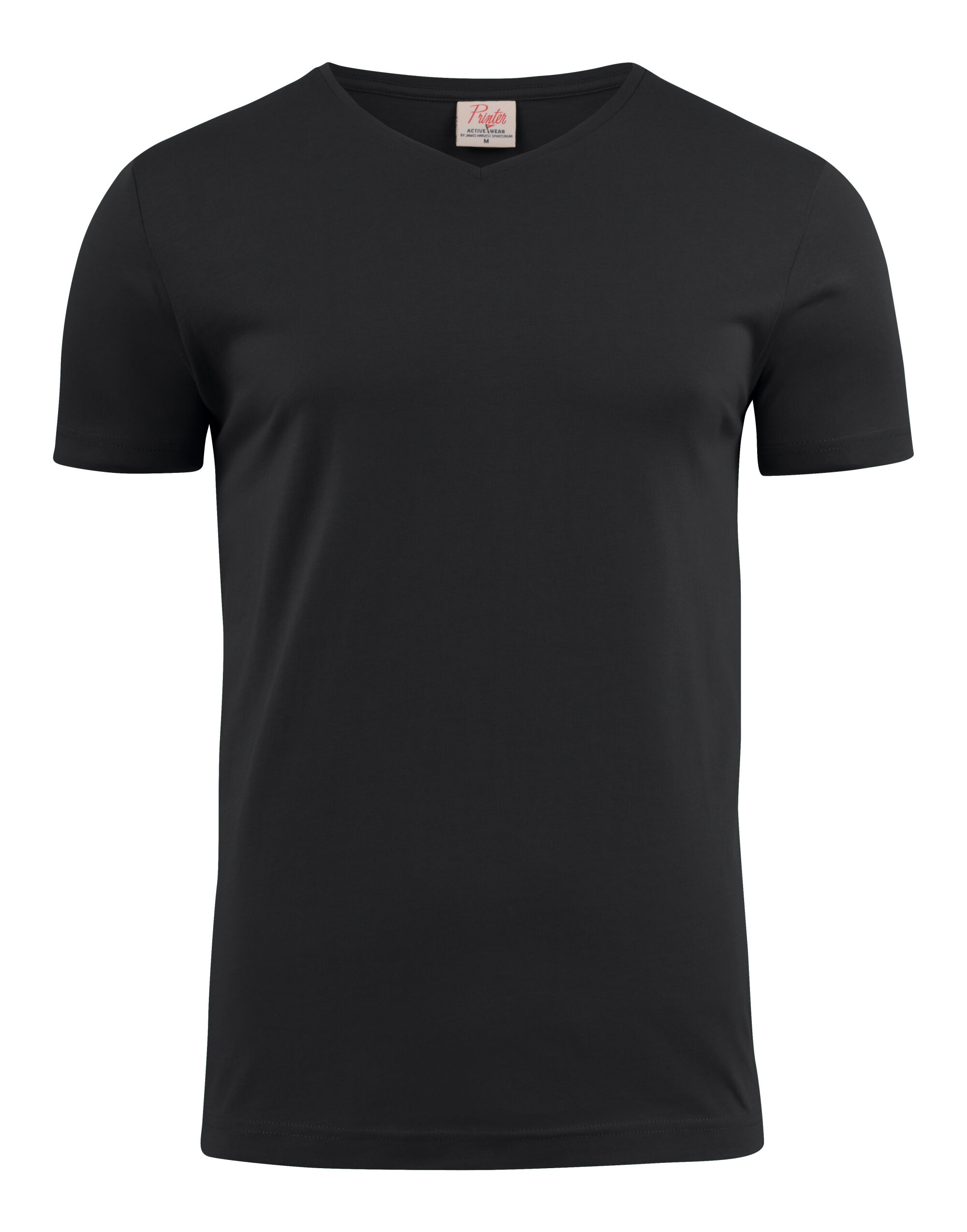 PE2264024 Black Heavy V-Neck T-Shirt PE2264024 Black Heavy V-Neck T-Shirt