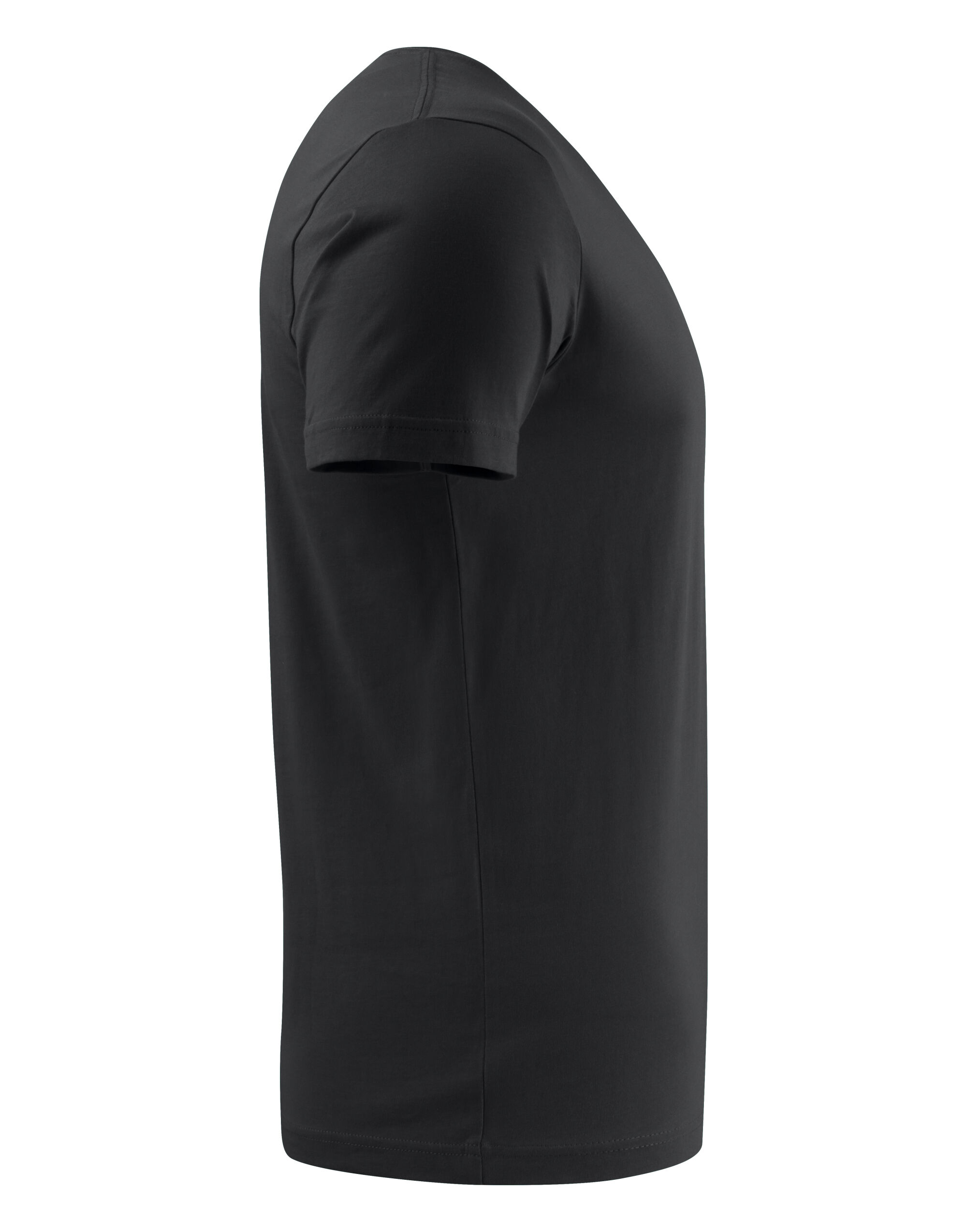 PE2264024 Black Heavy V-Neck T-Shirt