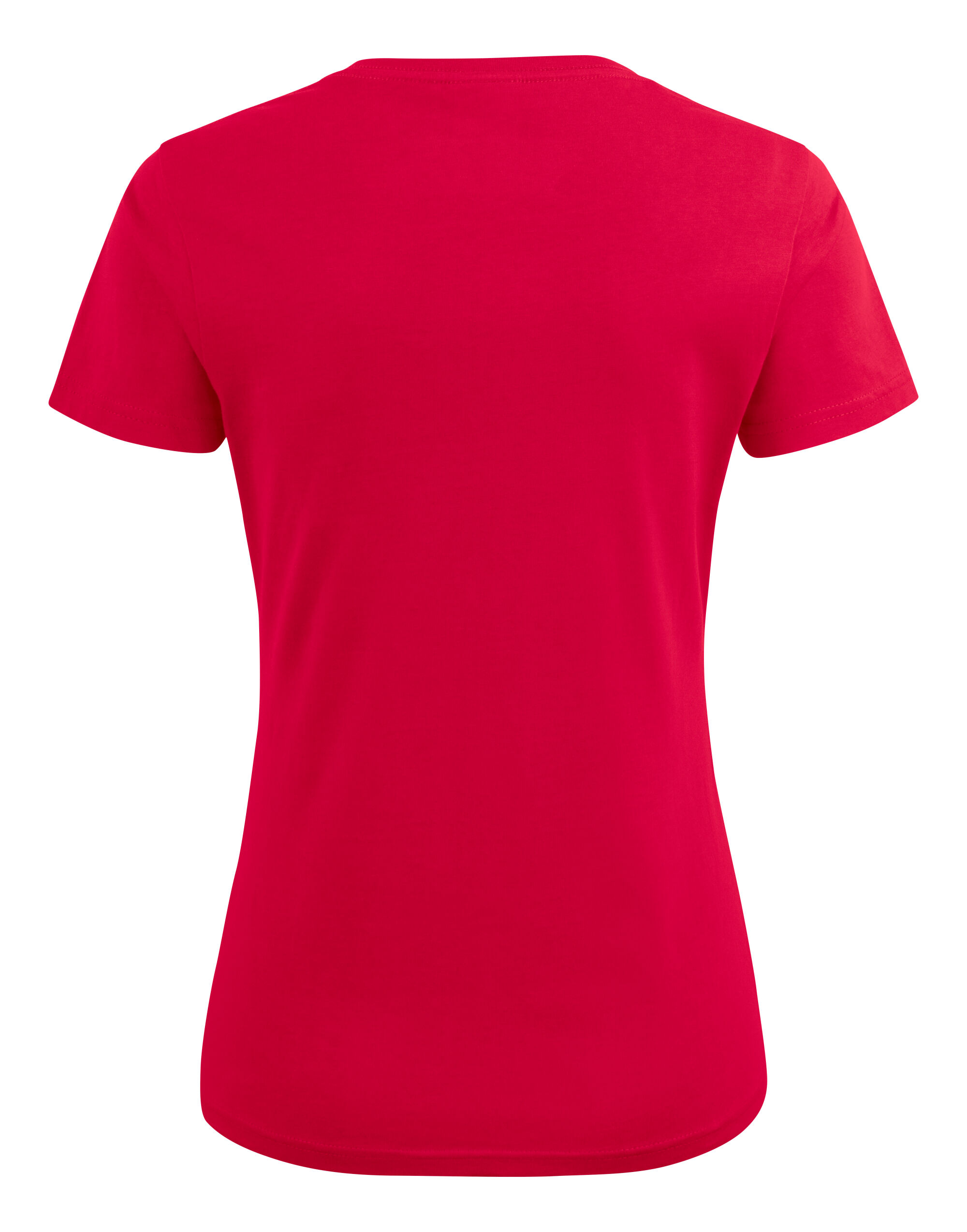 PE2264025 Red Ladies Heavy V-Neck T-Shirt PE2264025 Red Ladies Heavy V-Neck T-Shirt