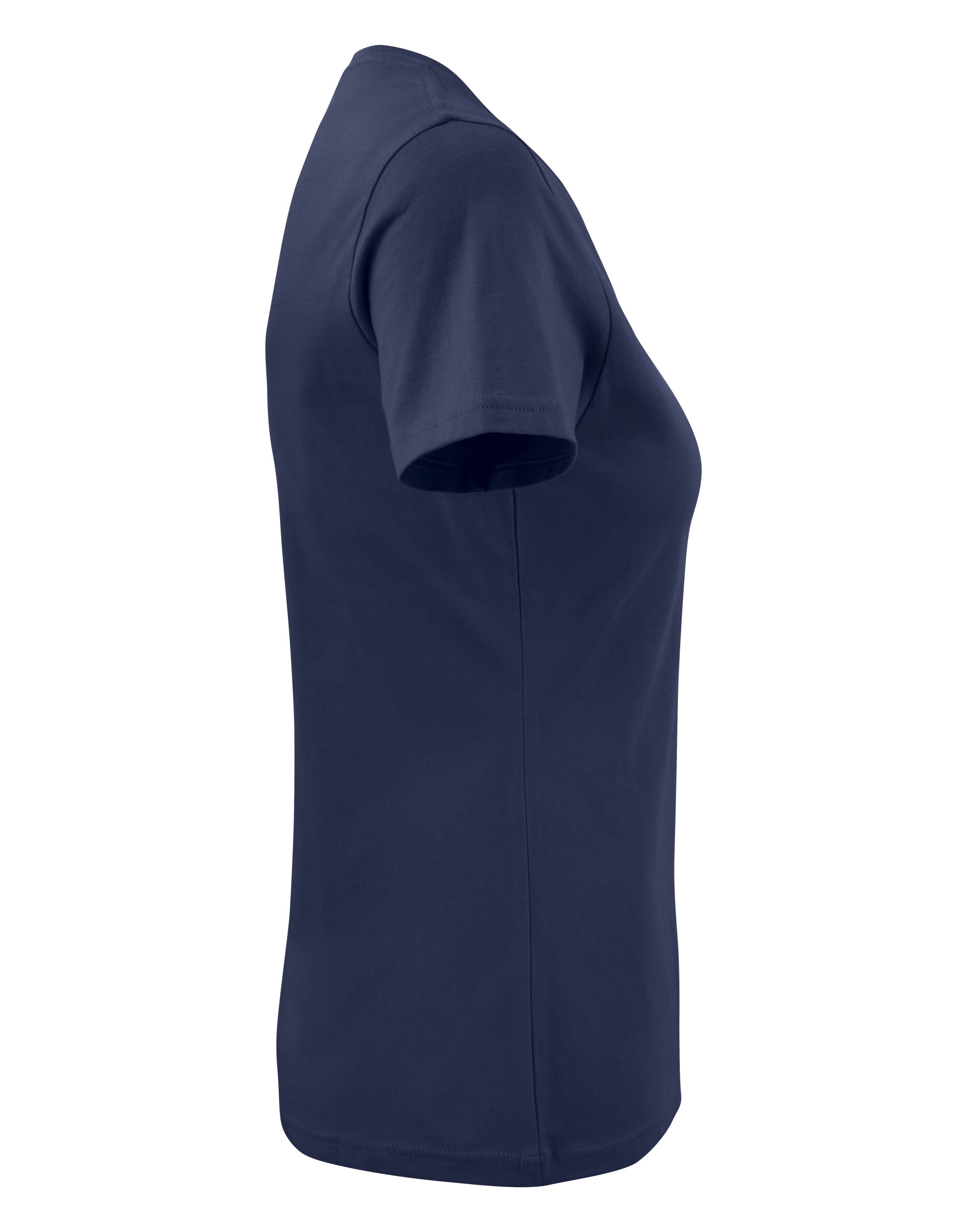 PE2264025 Navy Ladies Heavy V-Neck T-Shirt