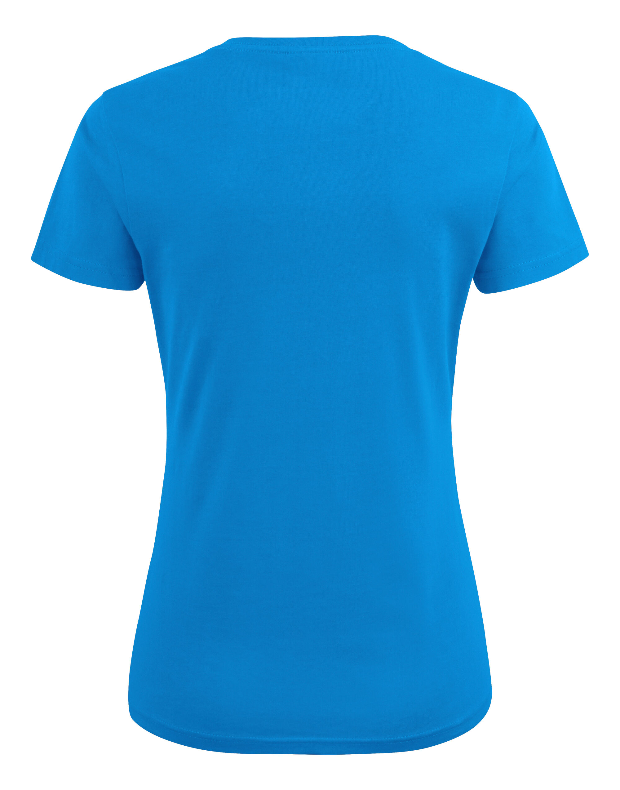 PE2264025 Ocean Blue Ladies Heavy V-Neck T-Shirt