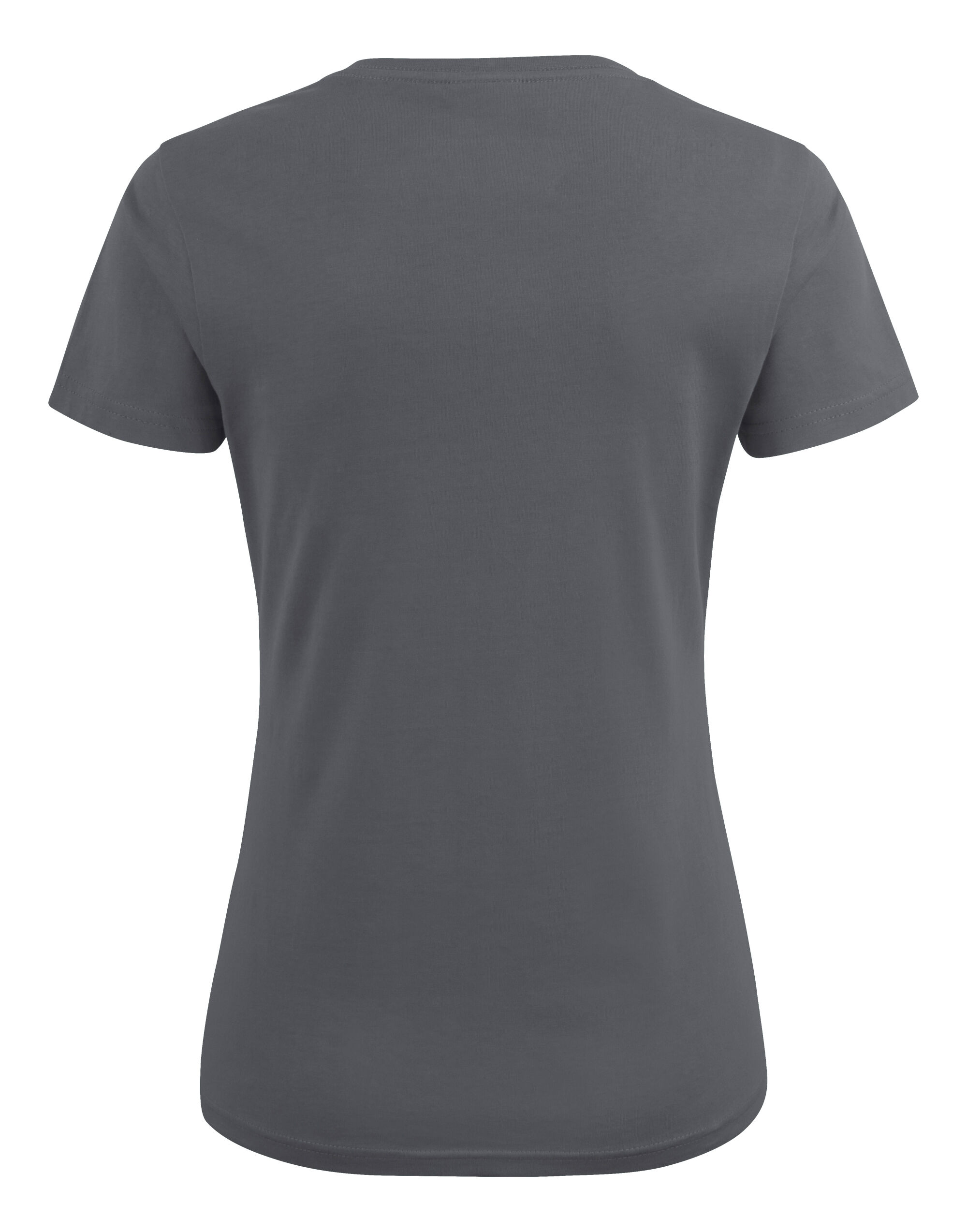 PE2264025 Steel Grey Ladies Heavy V-Neck T-Shirt