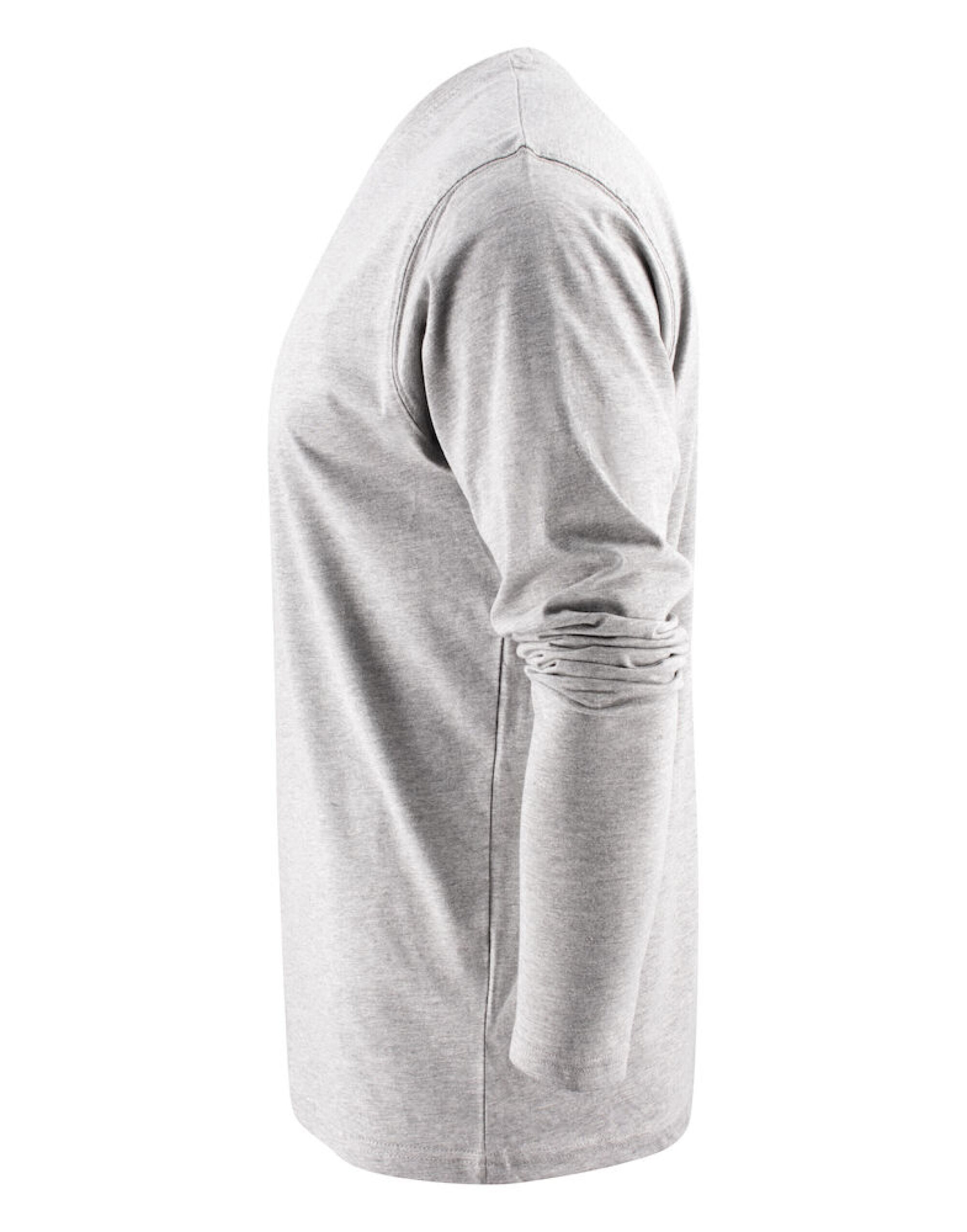 PE2264034 Unisex Heavier Pro Long Sleeve Grey Melange