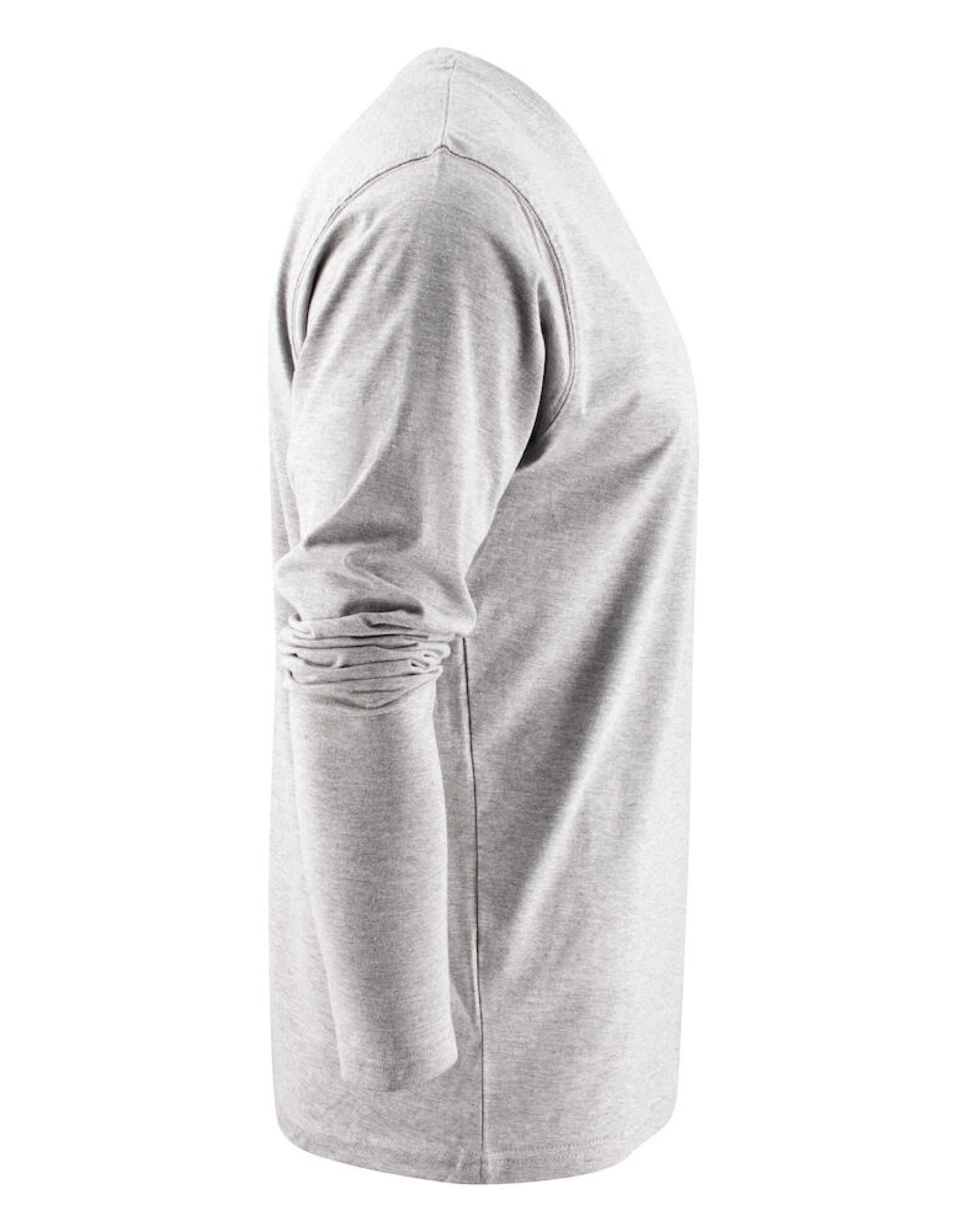 PE2264034 Unisex Heavier Pro Long Sleeve Grey Melange