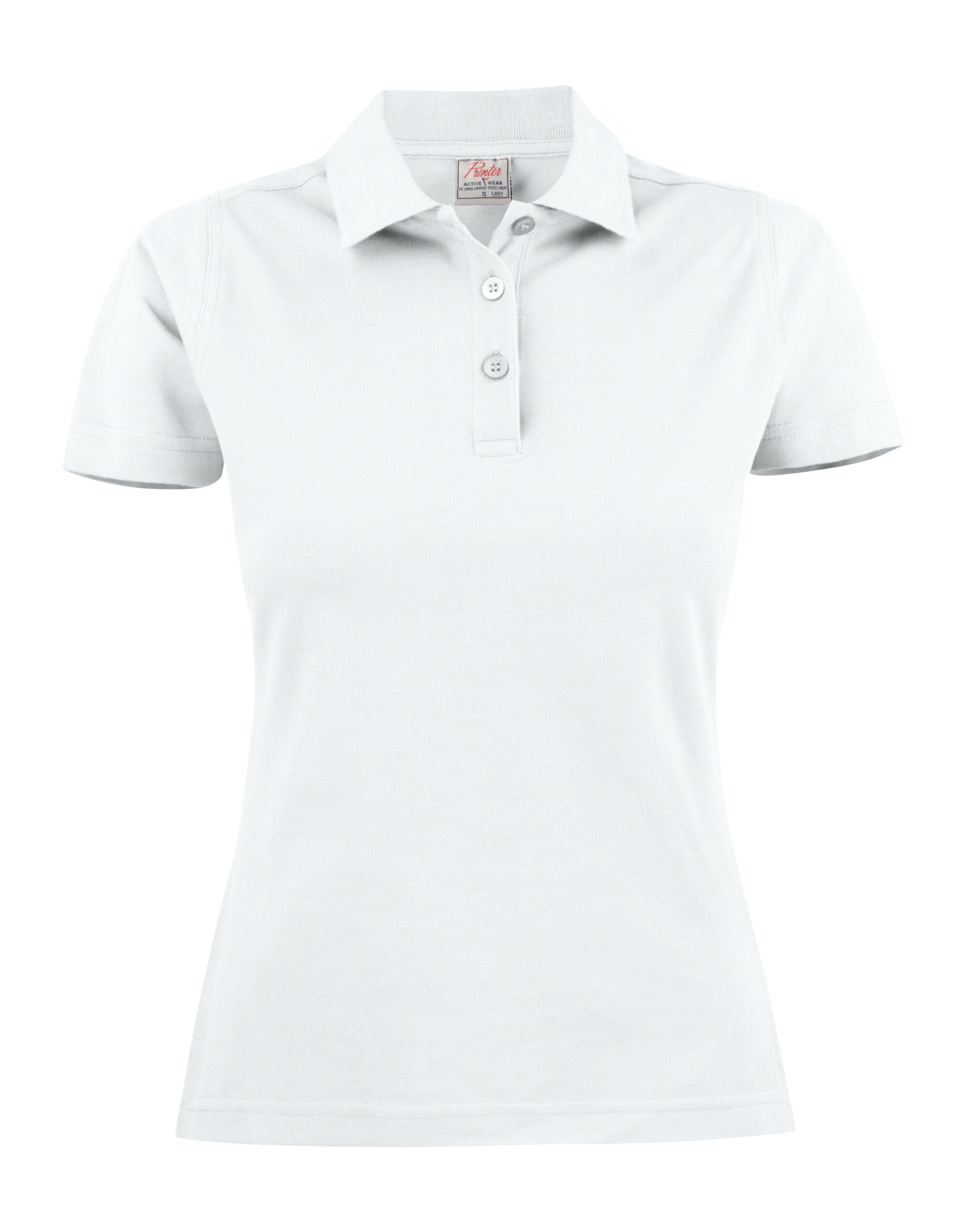 PE2265009 Ladies Surf Pique Polo White PE2265009 Ladies Surf Pique Polo White