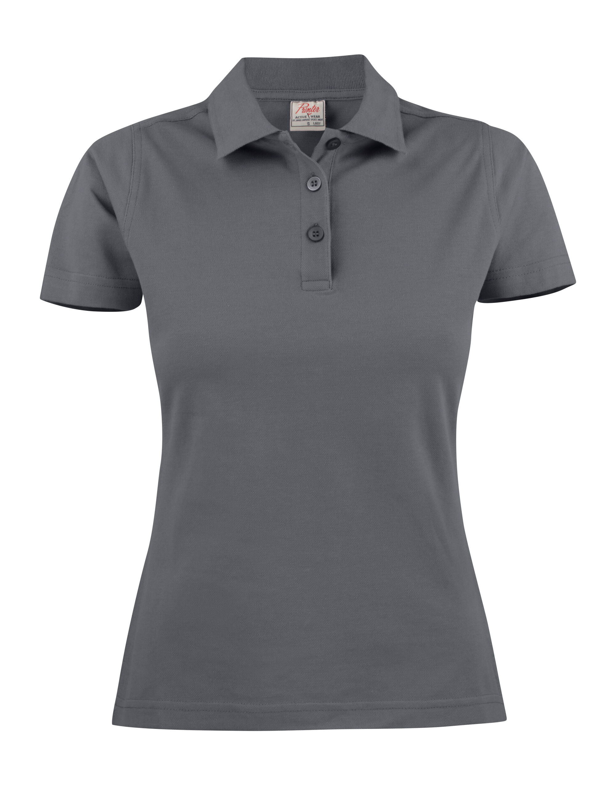 PE2265009 Ladies Surf Pique Polo Steel Grey PE2265009 Ladies Surf Pique Polo Steel Grey