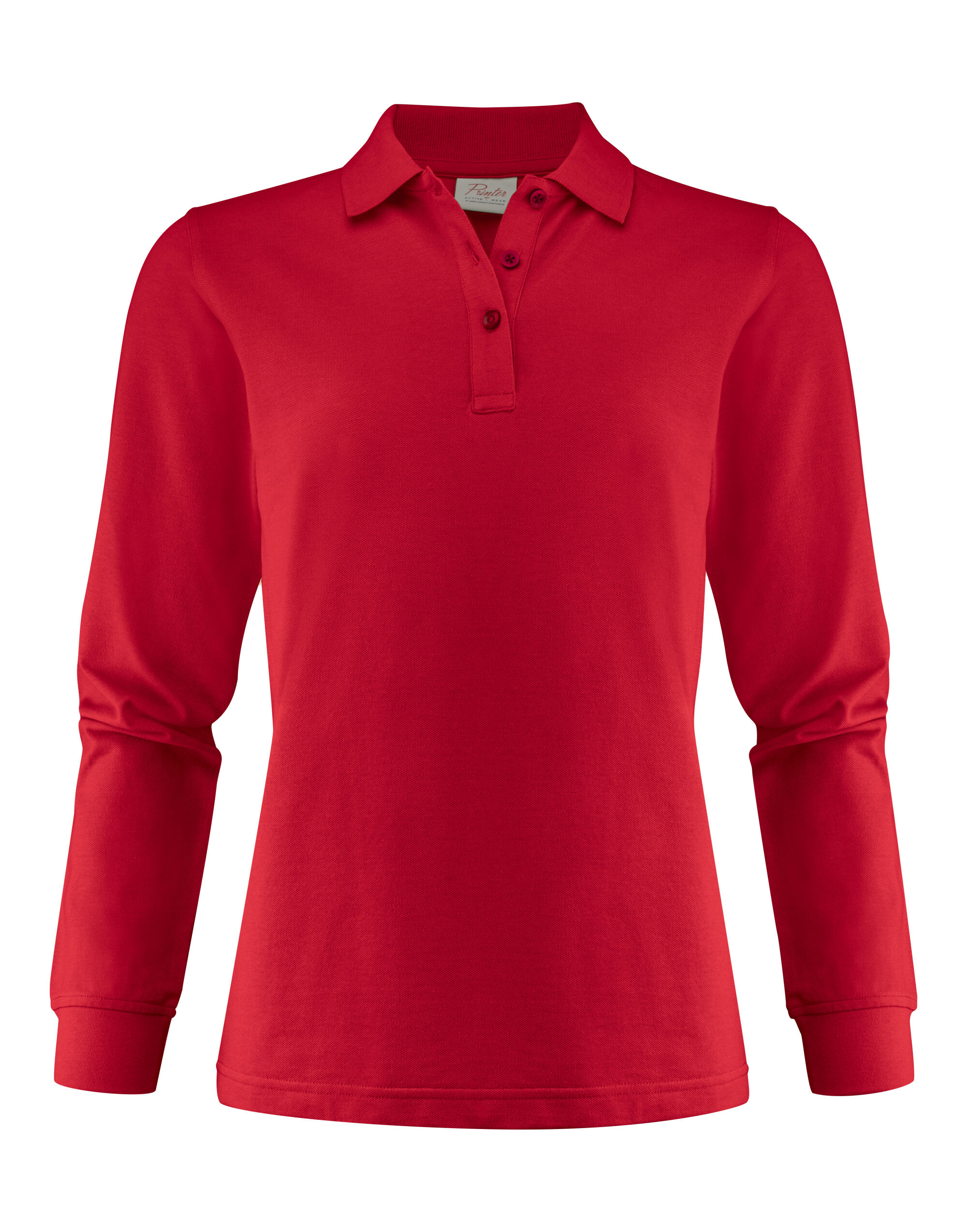 PE2265027 Red Ladies Surf Pro Long Sleeve Polo