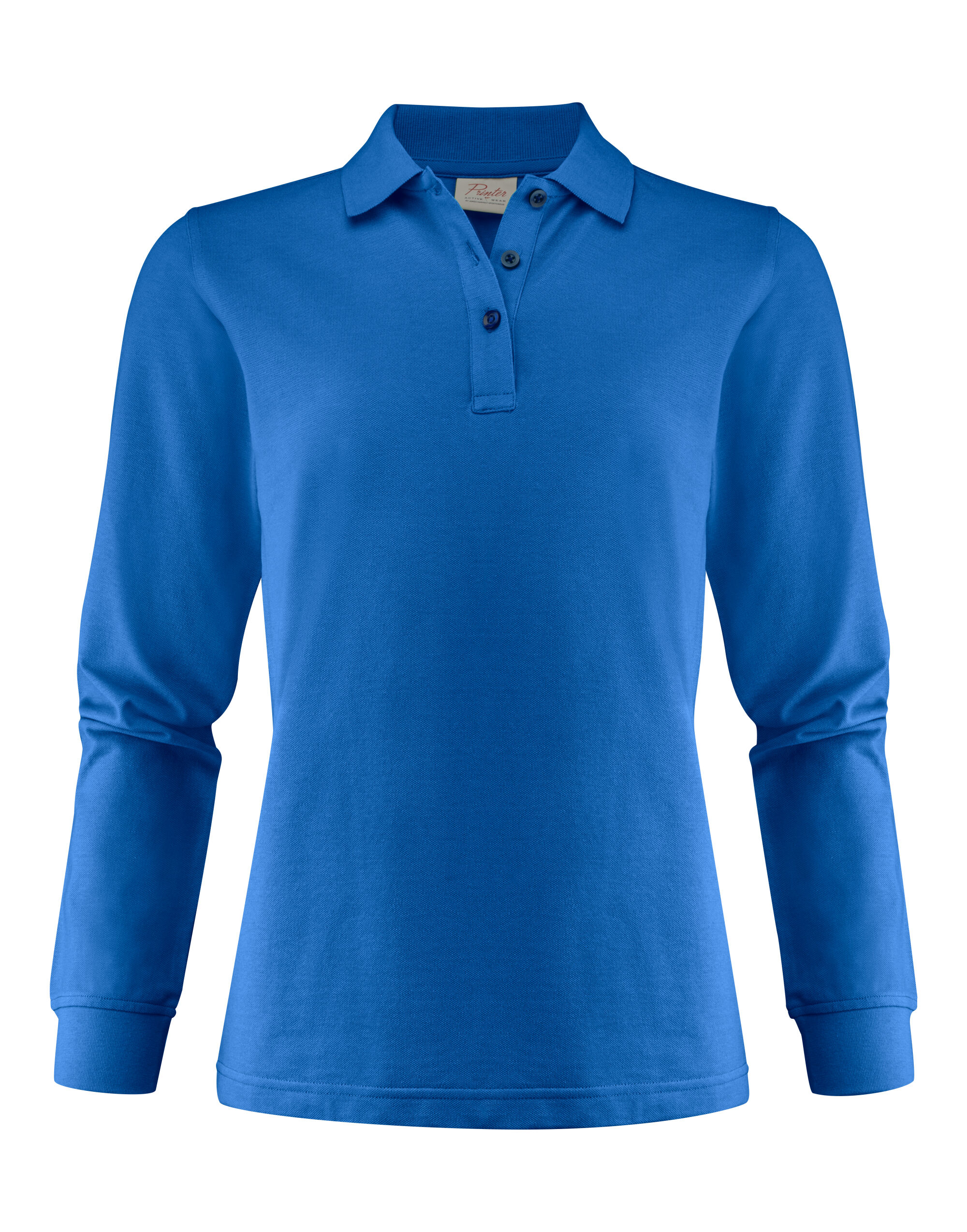 PE2265027 Ocean Blue Ladies Surf Pro Long Sleeve Polo PE2265027 Ocean Blue Ladies Surf Pro Long Sleeve Polo