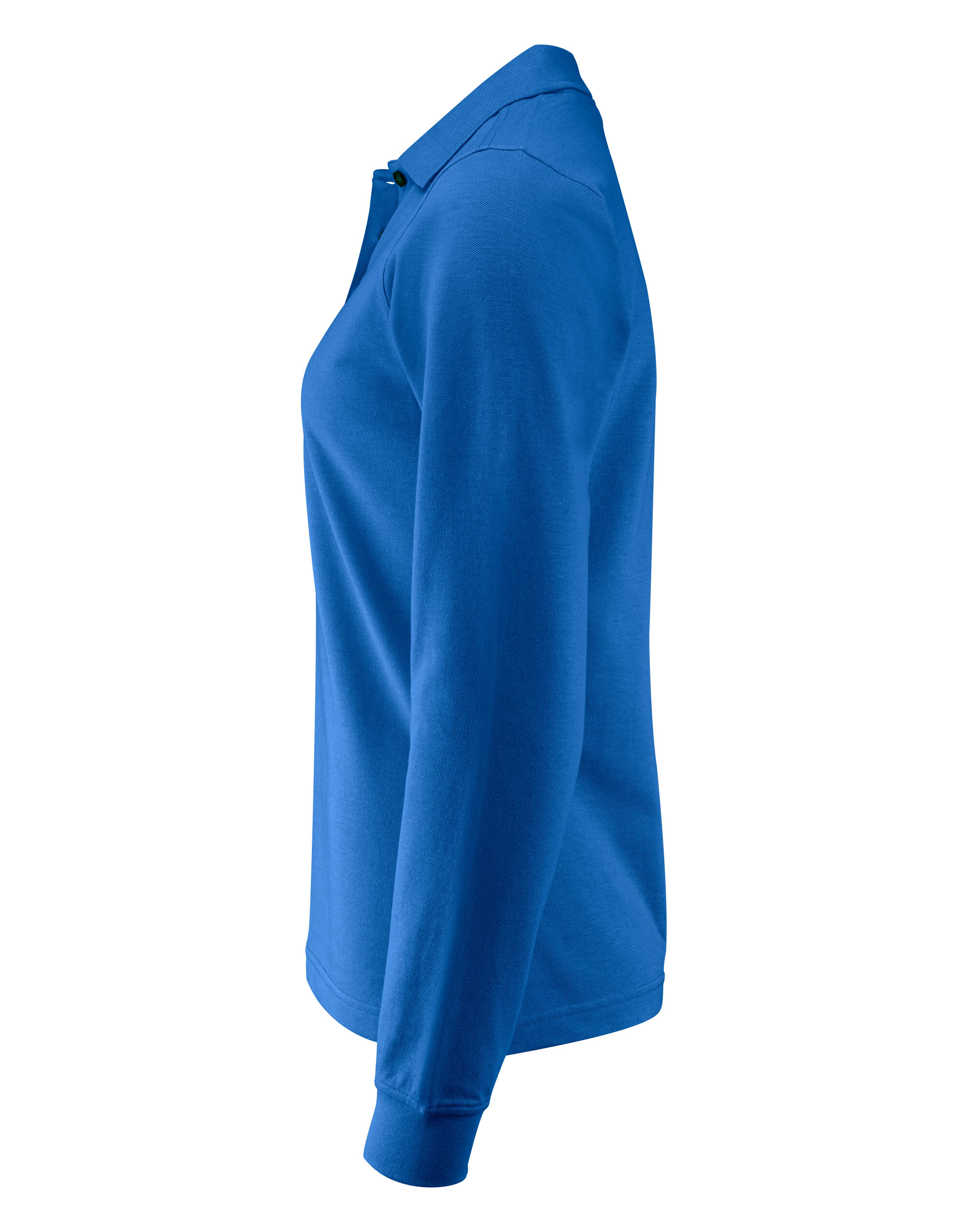 PE2265027 Ladies Surf Pro Long Sleeve Polo Ocean Blue