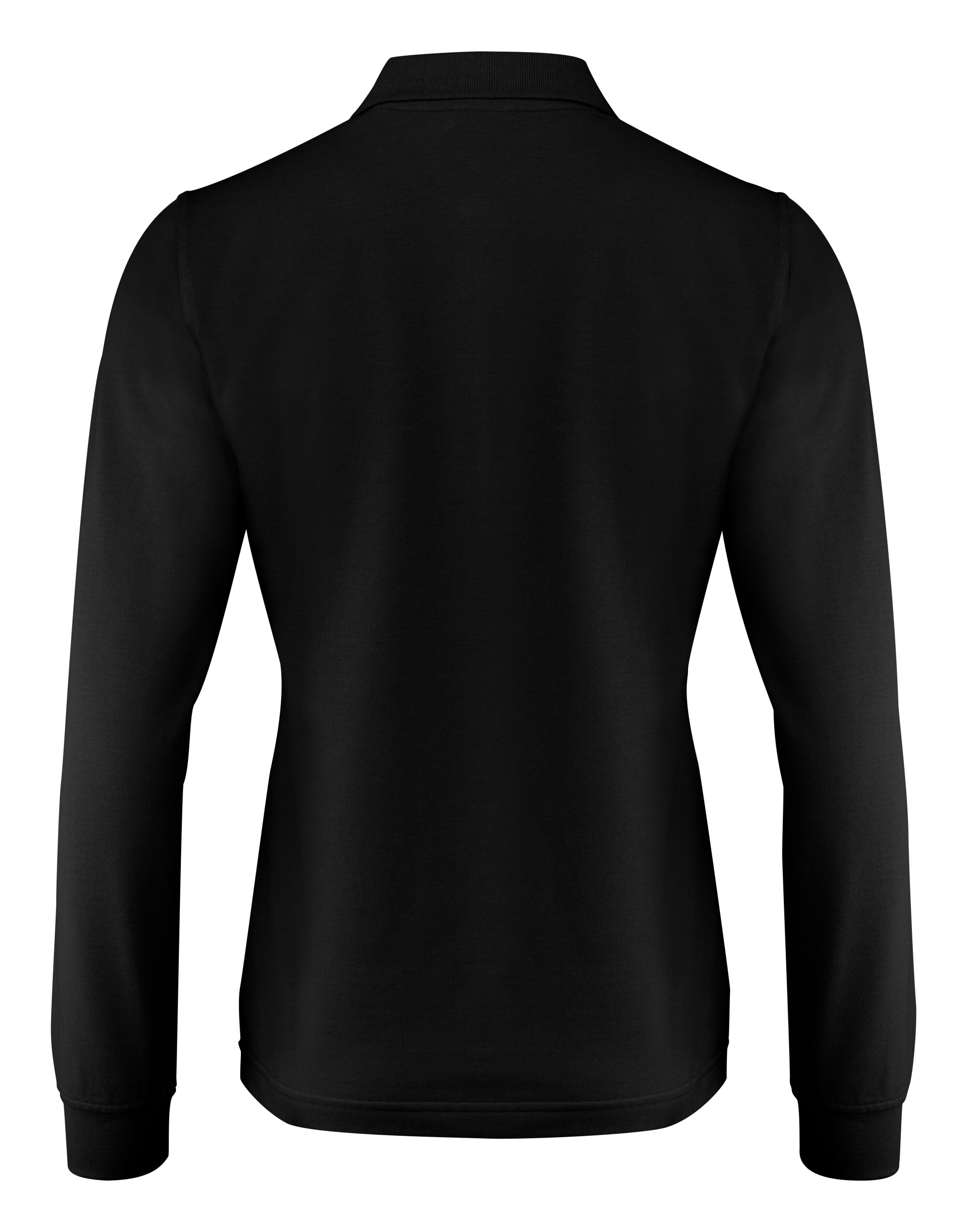 PE2265027 Ladies Surf Pro Long Sleeve Polo Black