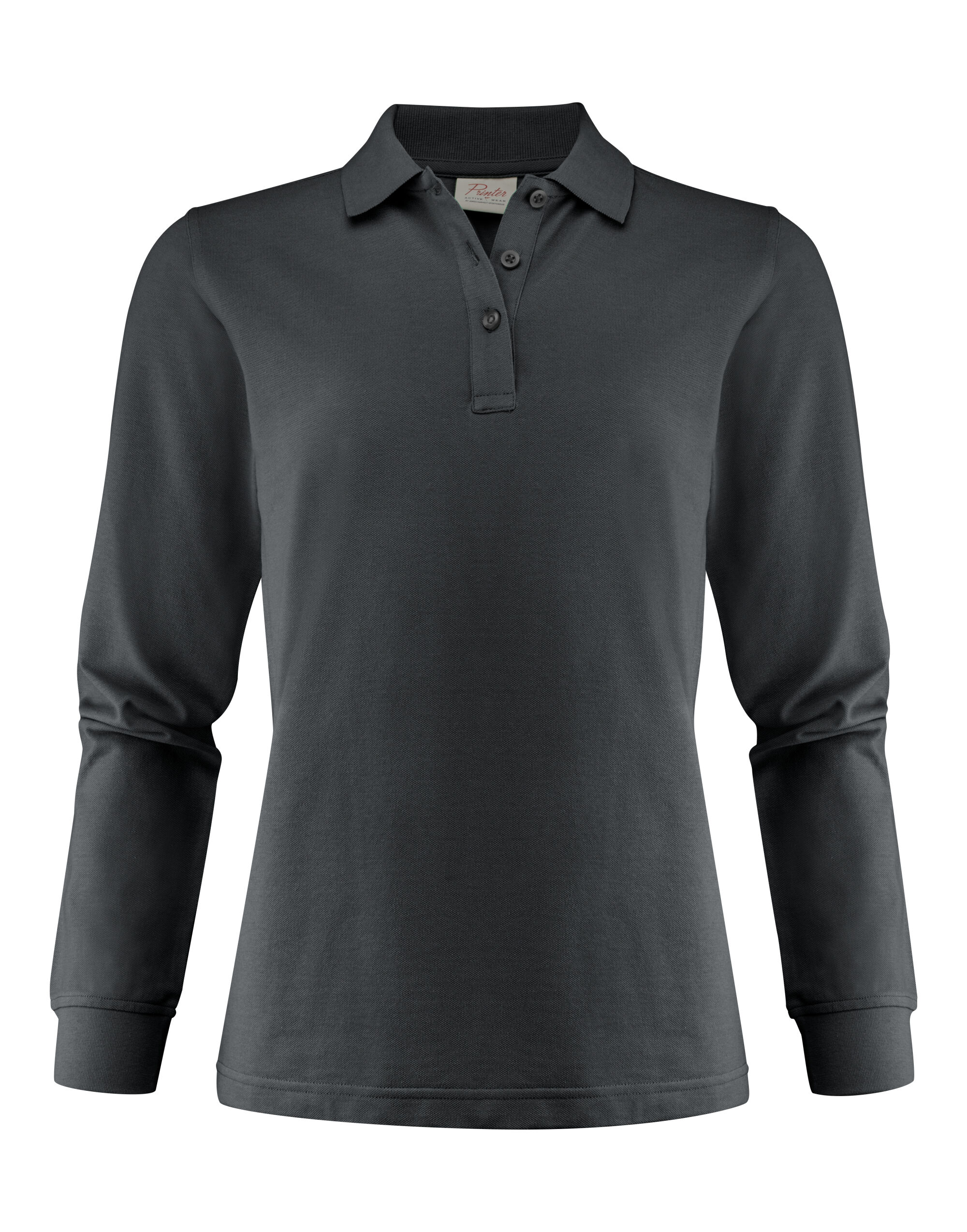 PE2265027 Ladies Surf Pro Long Sleeve Polo Steel Grey PE2265027 Ladies Surf Pro Long Sleeve Polo Steel Grey