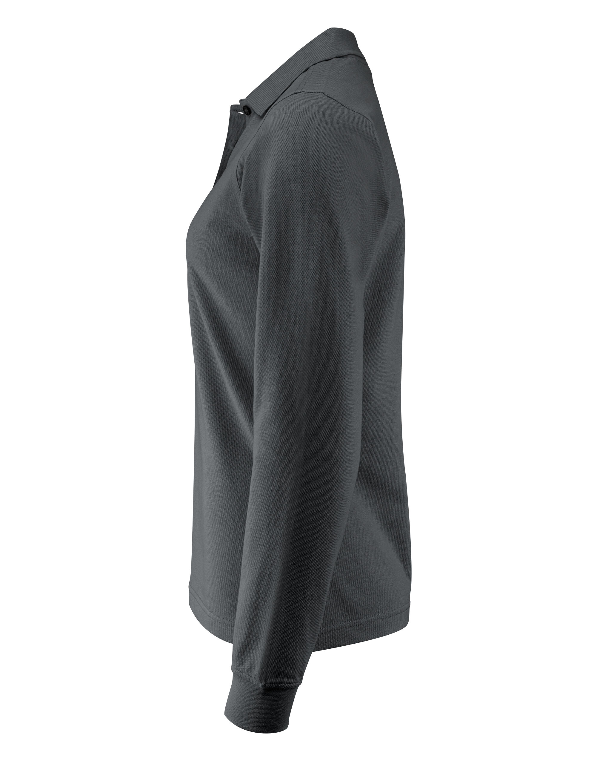 PE2265027 Ladies Surf Pro Long Sleeve Polo Steel Grey
