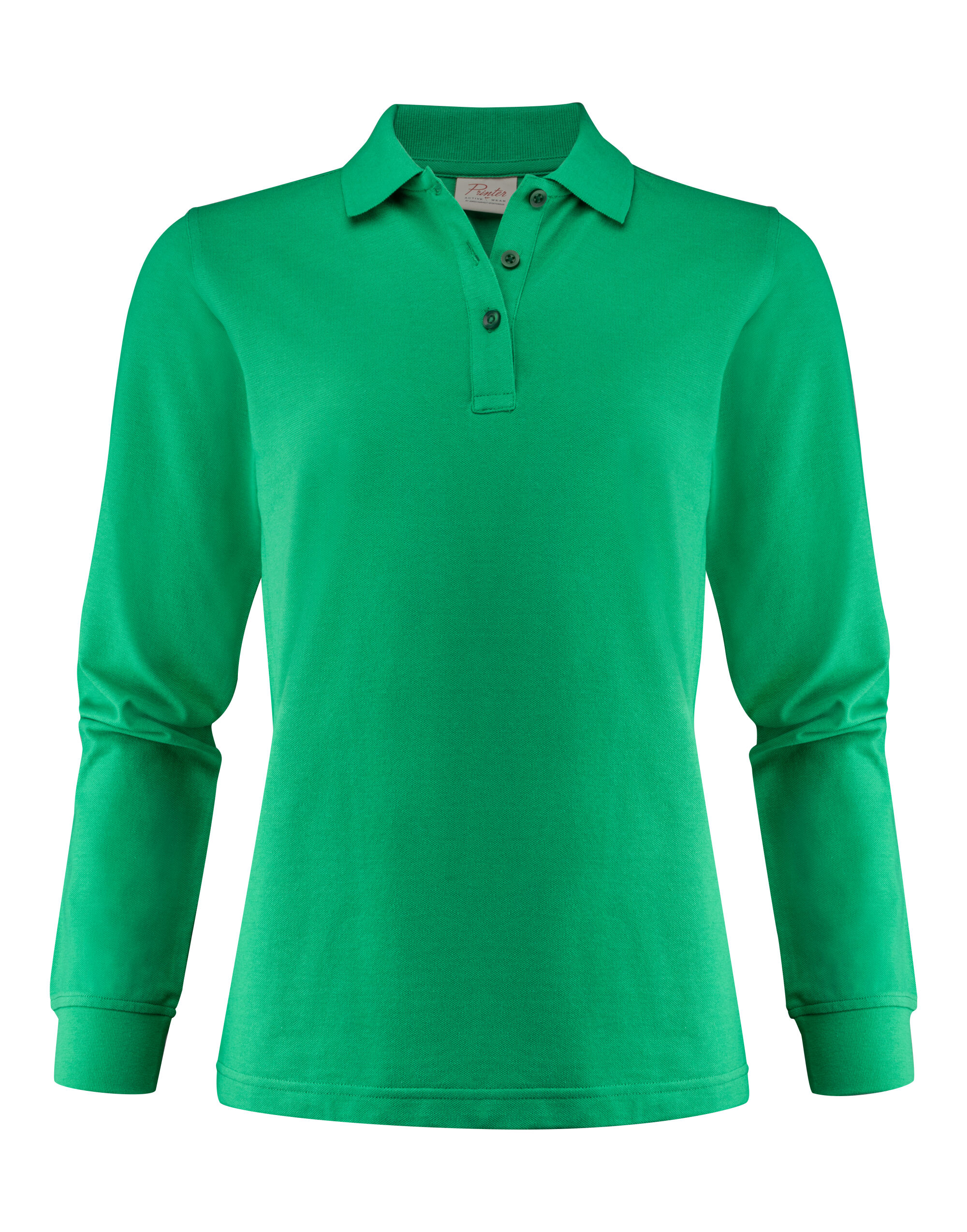 PE2265027 Ladies Surf Pro Long Sleeve Polo Fresh Green