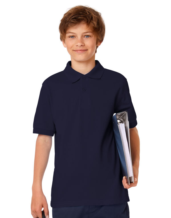 Gold Kid’s Safran Short Sleeve Regular Fit Polo