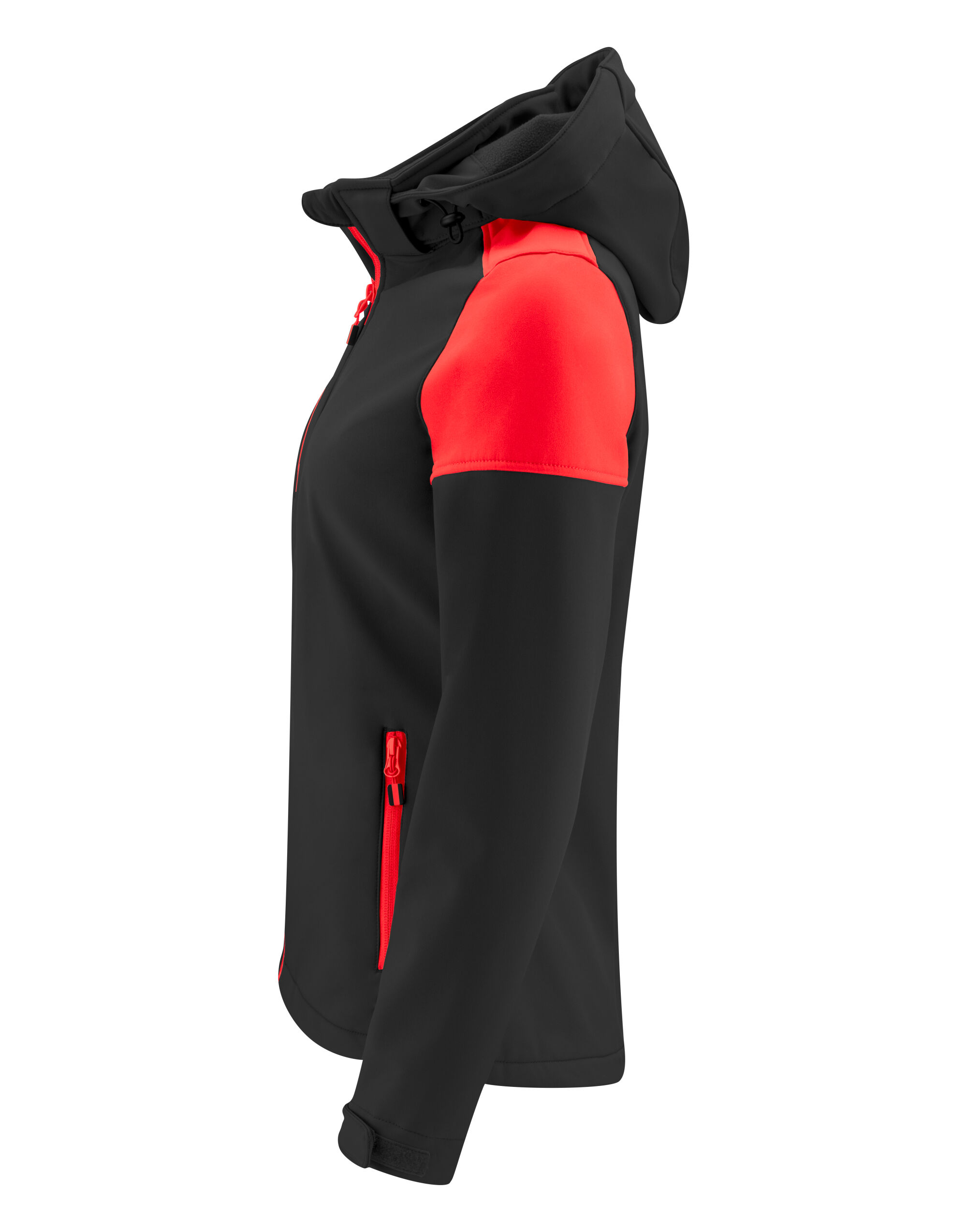 PP2261066 Ladies Softshell Black/Red