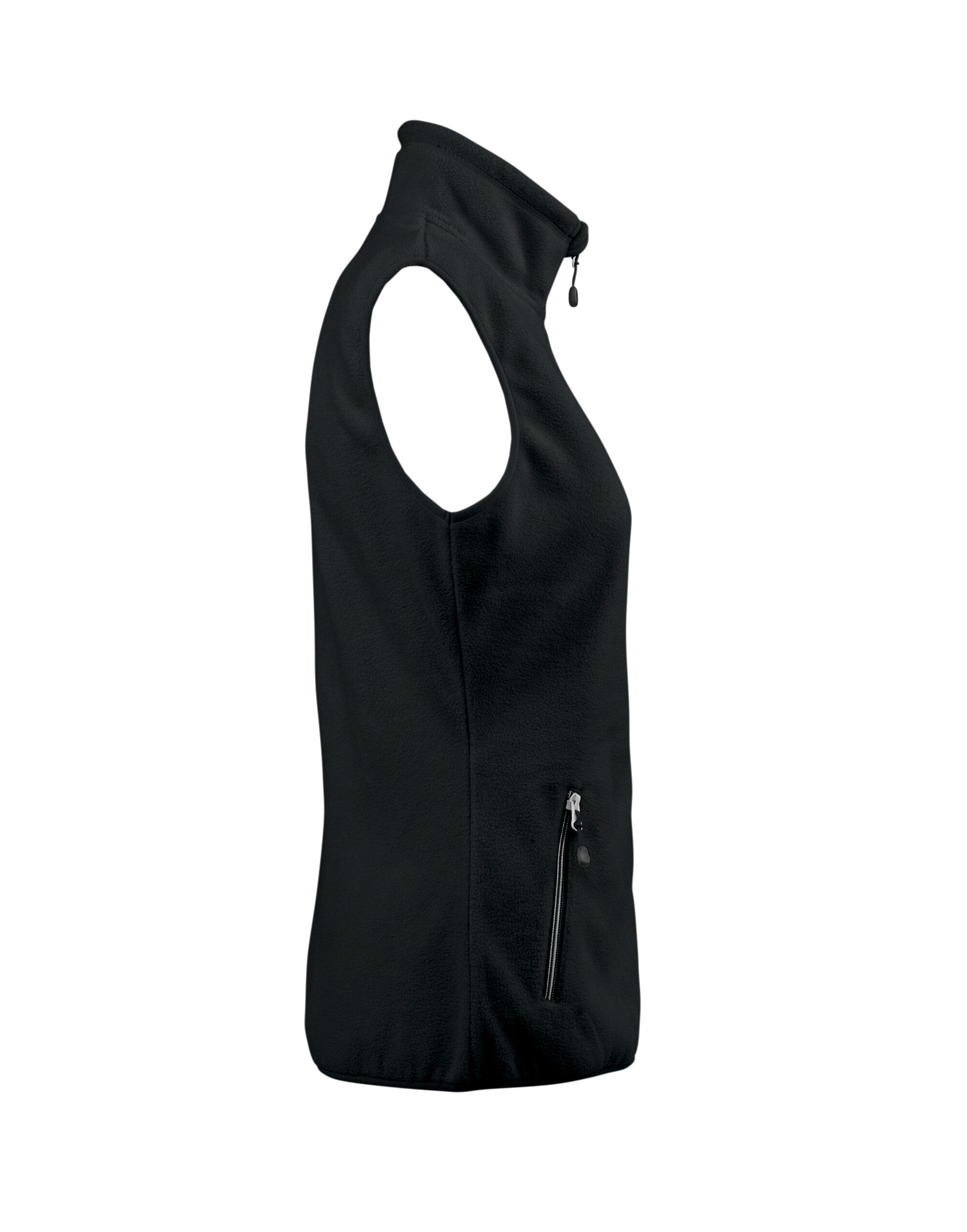 PR2261507 Ladies Sideflip Fleece Vest Black
