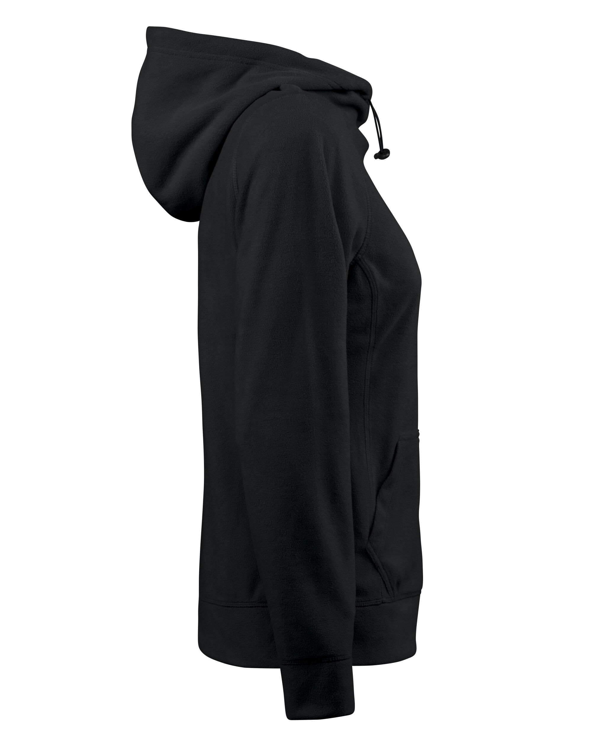 PR2261511 Black Ladies Switch Fleece Hoodie