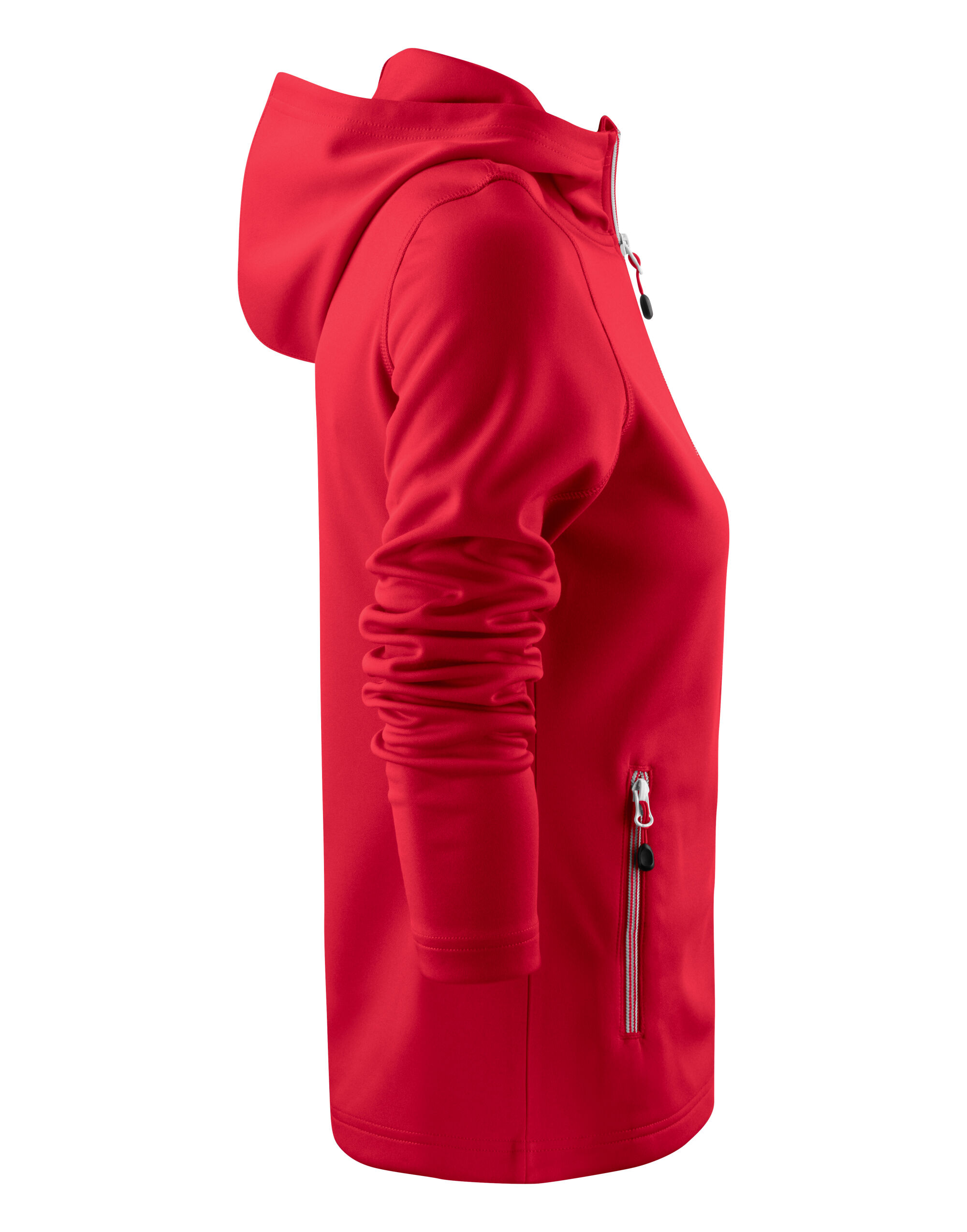 PR2262057 Red Ladies Layback F/Z Hoodie
