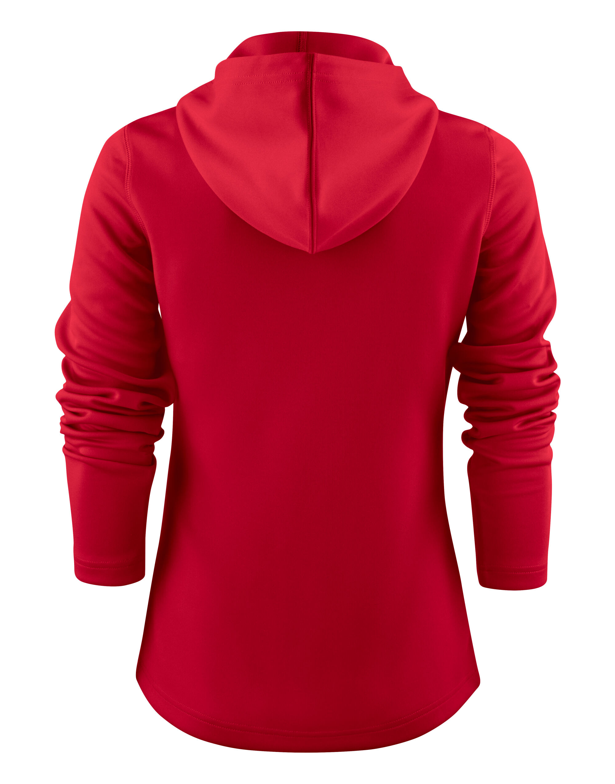 PR2262057 Red Ladies Layback F/Z Hoodie