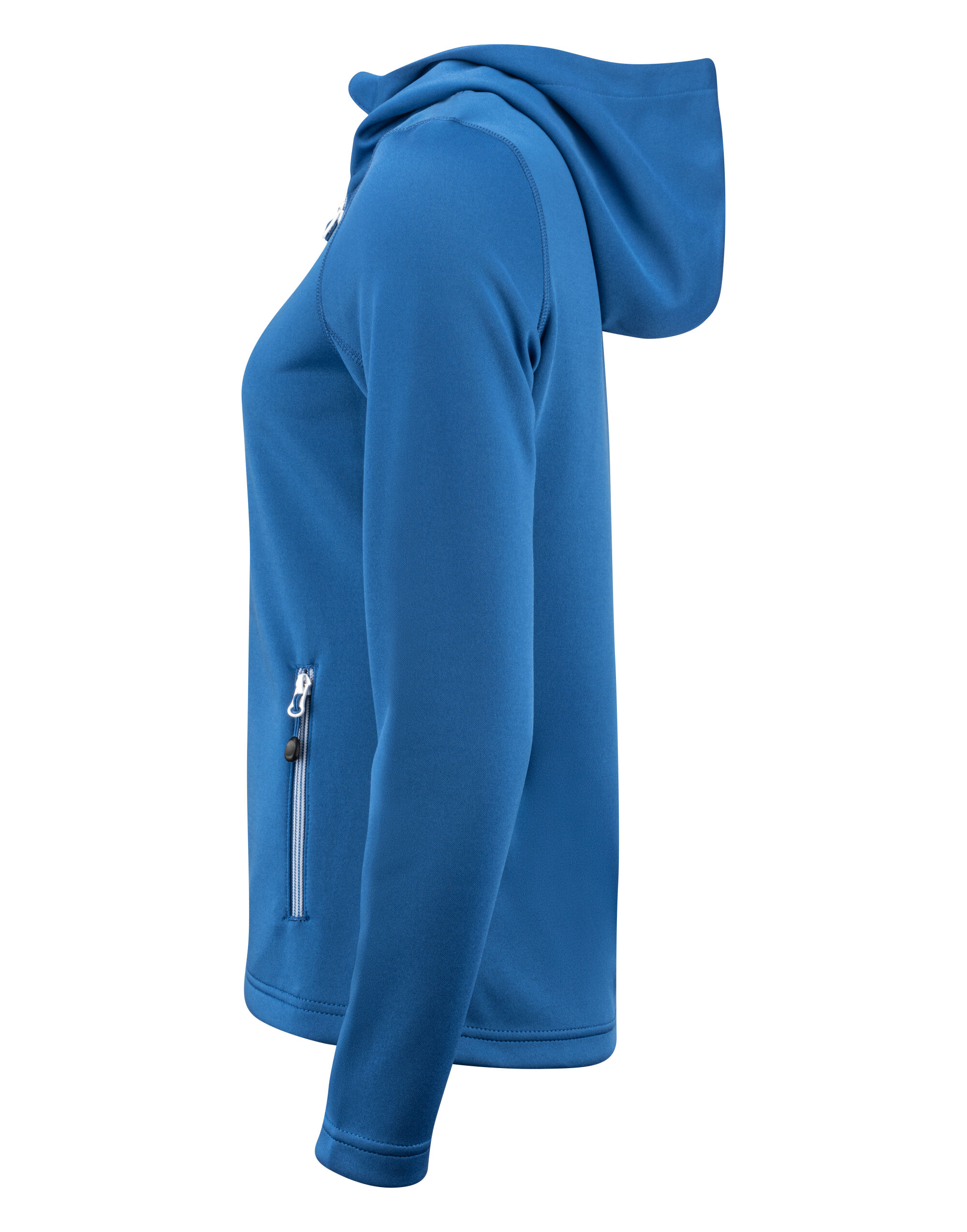 PR2262057 Bright Blue Ladies Layback F/Z Hoodie