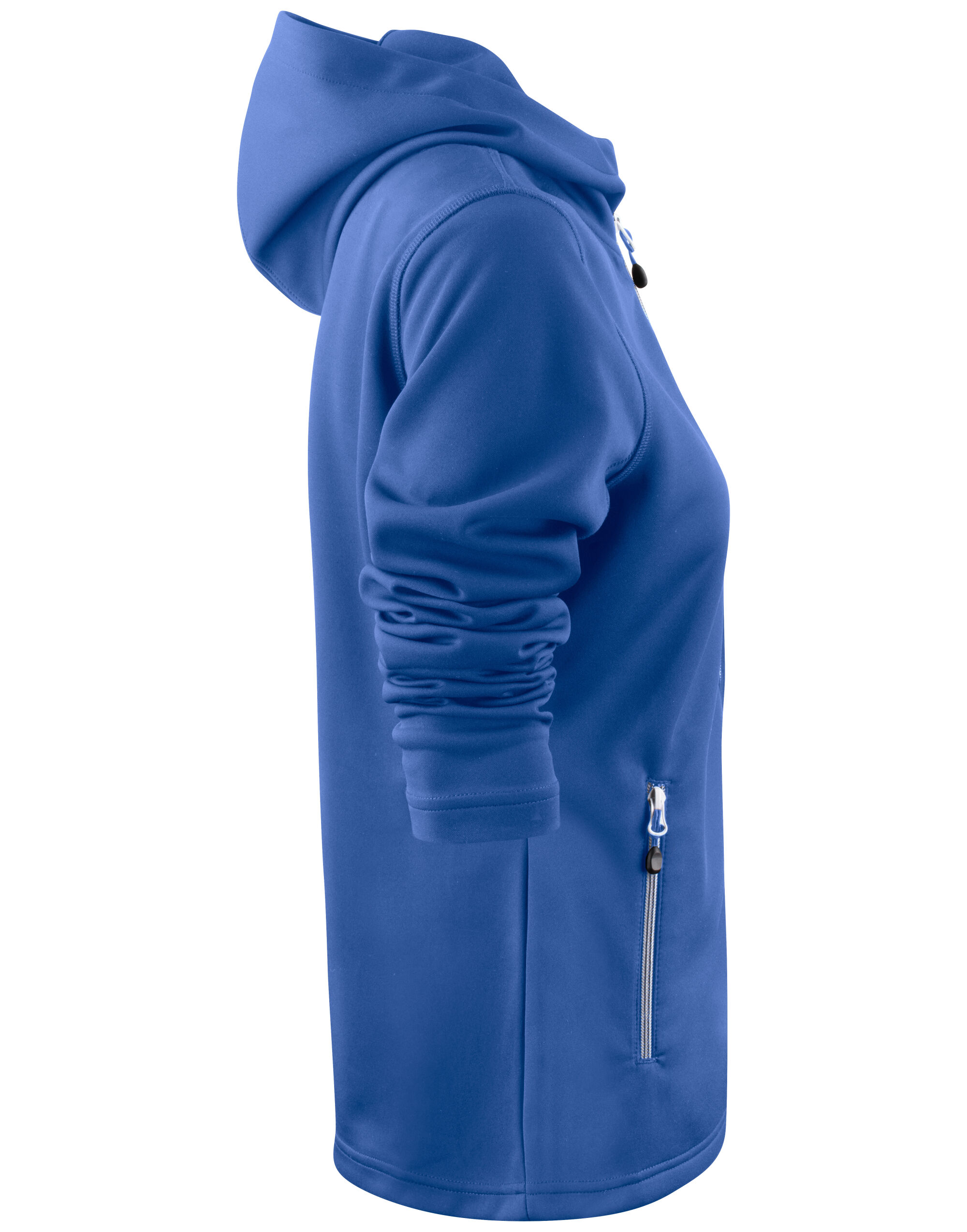 PR2262057 Bright Blue Ladies Layback F/Z Hoodie