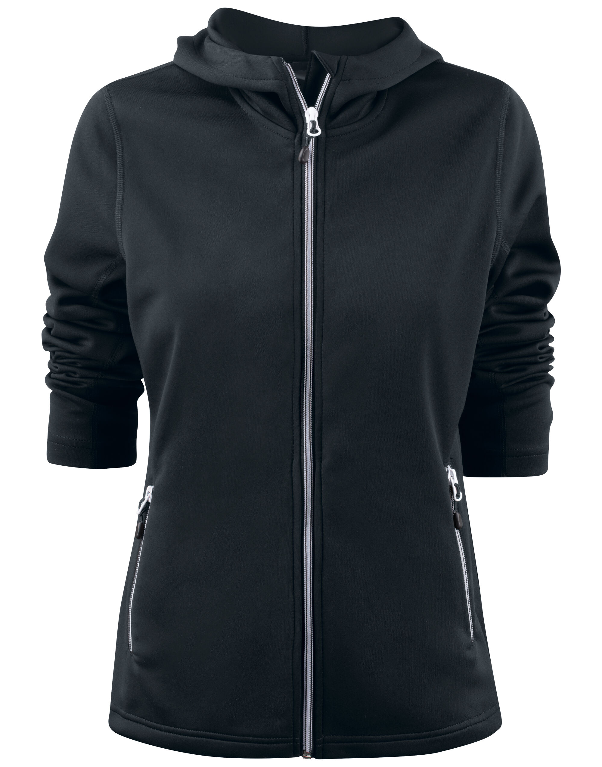 PR2262057 Black Ladies Layback F/Z Hoodie PR2262057 Black Ladies Layback F/Z Hoodie
