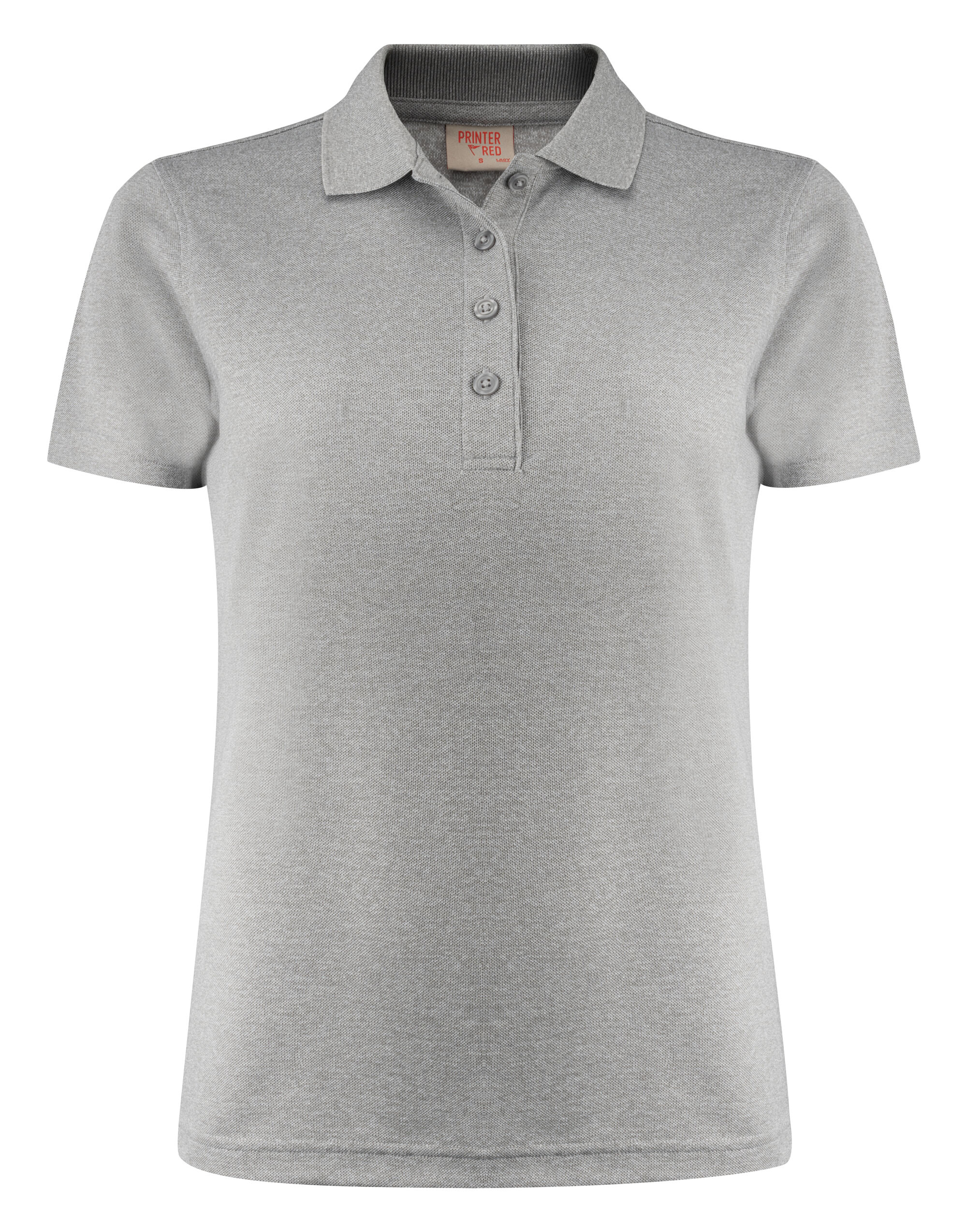 PR2265029 Grey Melange Ladies Smash Polo Shirt PR2265029 Grey Melange Ladies Smash Polo Shirt