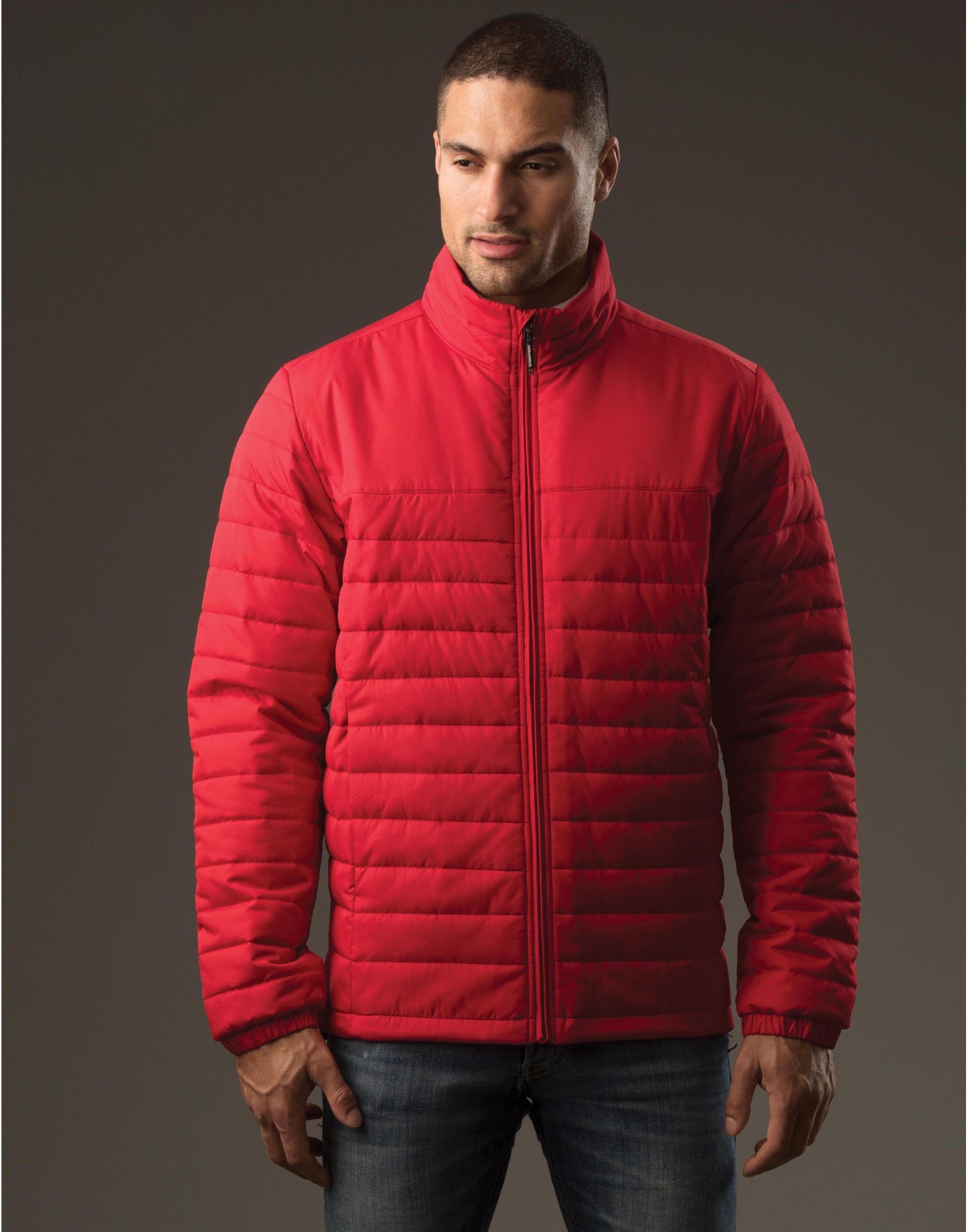 QX-1 Men’s Nautilus Quilted Jacket Bright Red