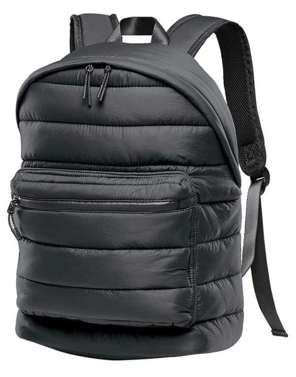 Black Stavanger Quilted Backpack