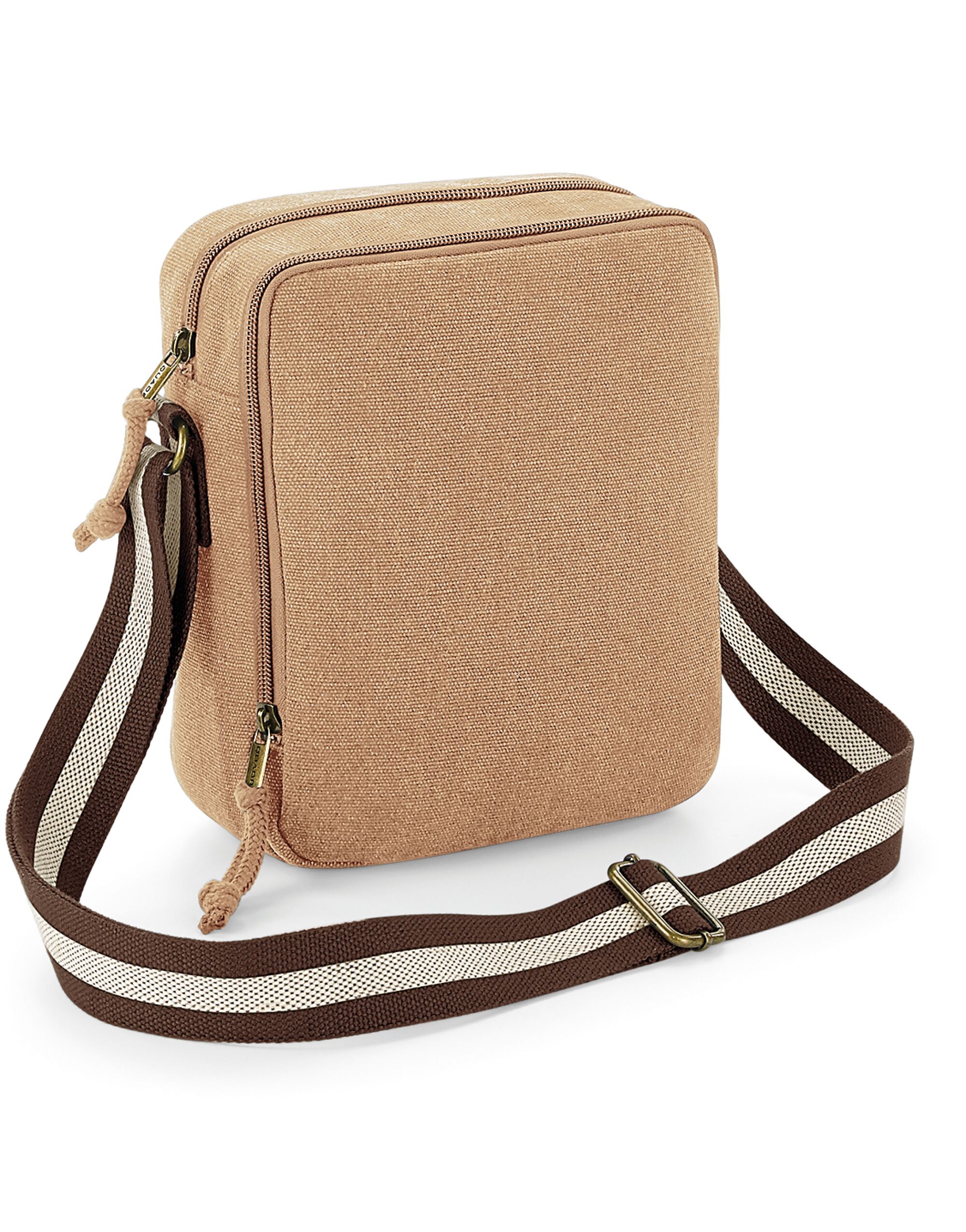 QD614 Vintage Canvas Mini Reporter Sahara