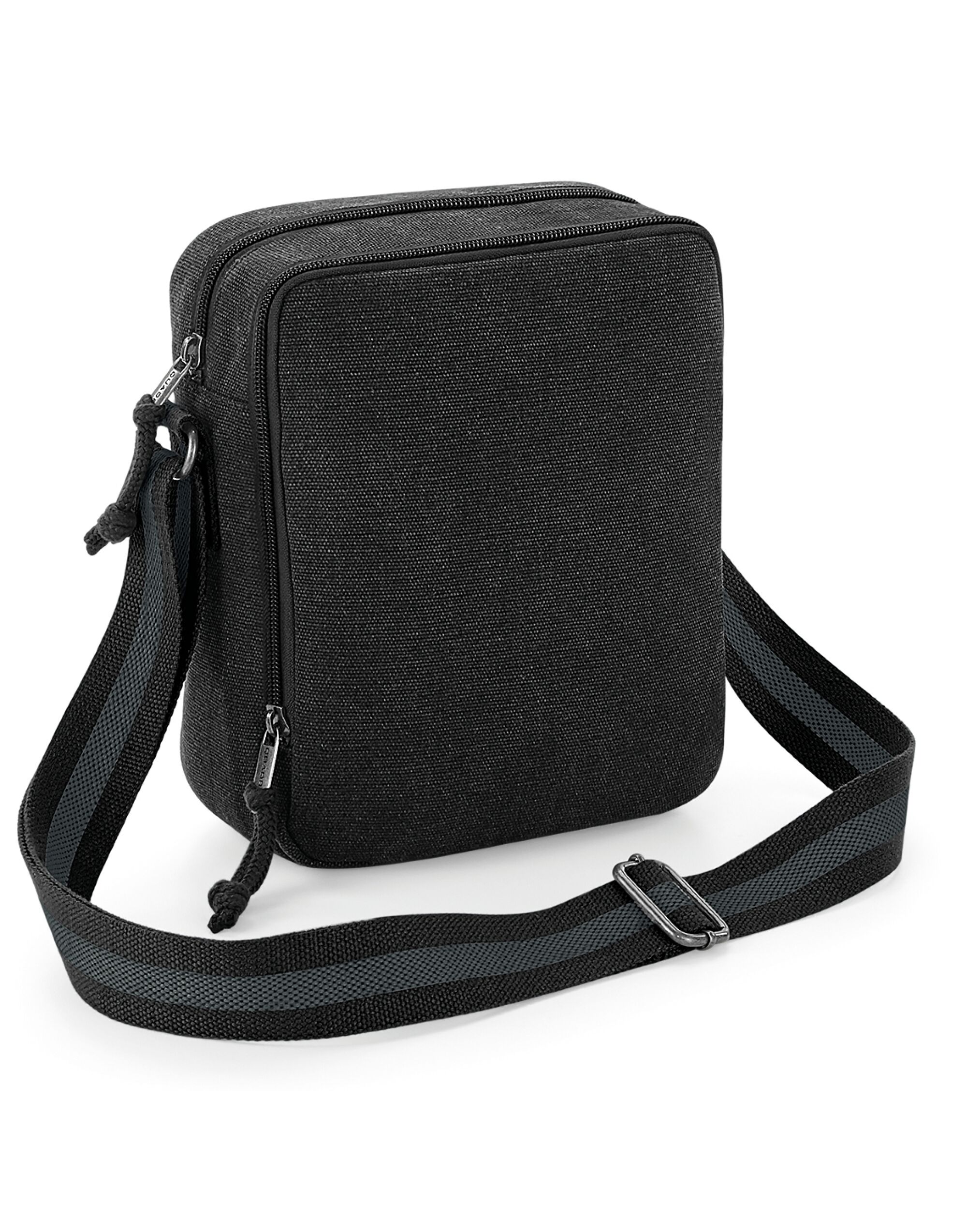 QD614 Vintage Canvas Mini Reporter Vintage Black