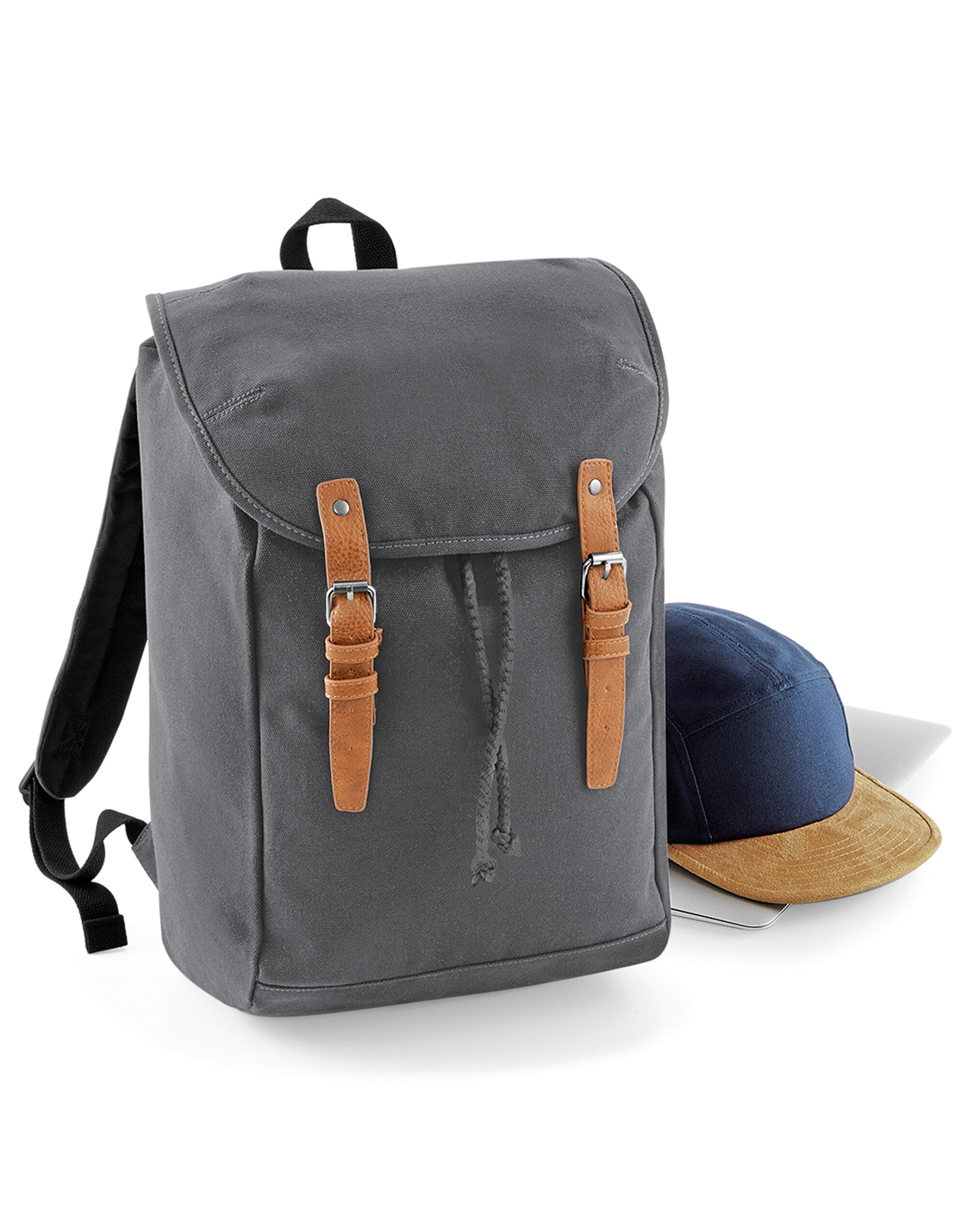 Graphite Grey Vintage Rucksack