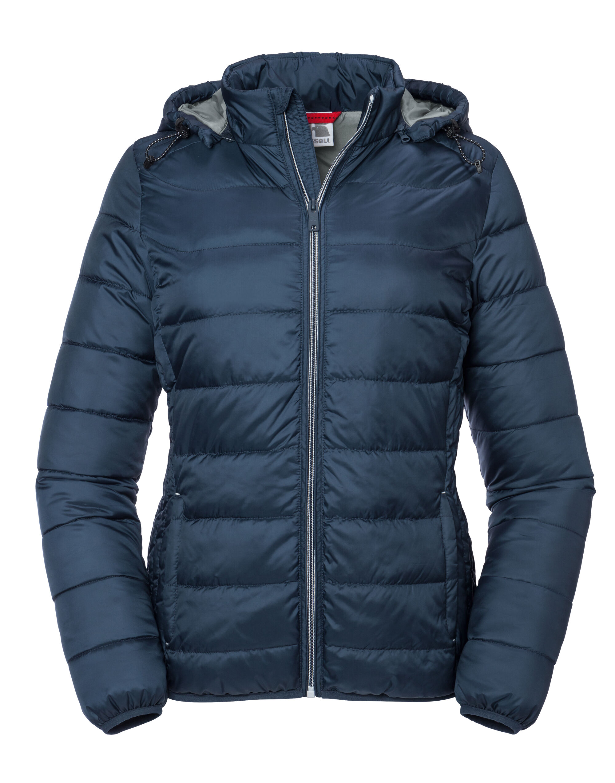 French Navy Ladies’ Hooded Nano Jacket French Navy Ladies’ Hooded Nano Jacket