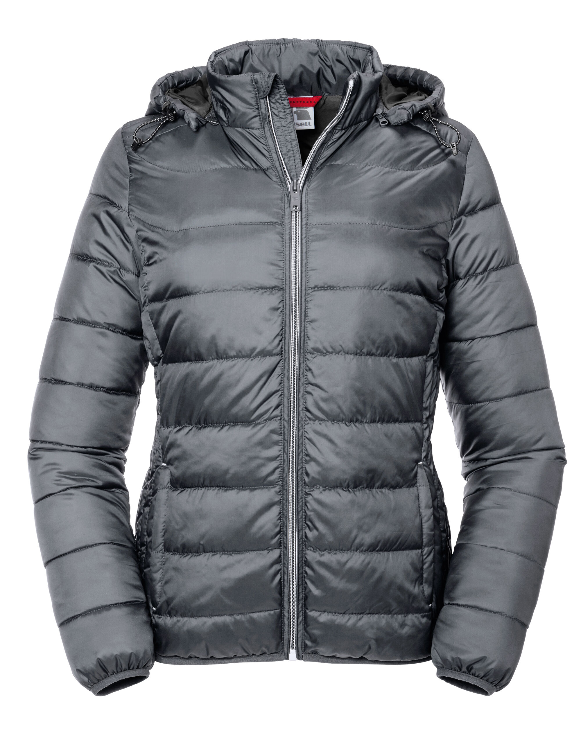 Iron Grey Ladies’ Hooded Nano Jacket Iron Grey Ladies’ Hooded Nano Jacket